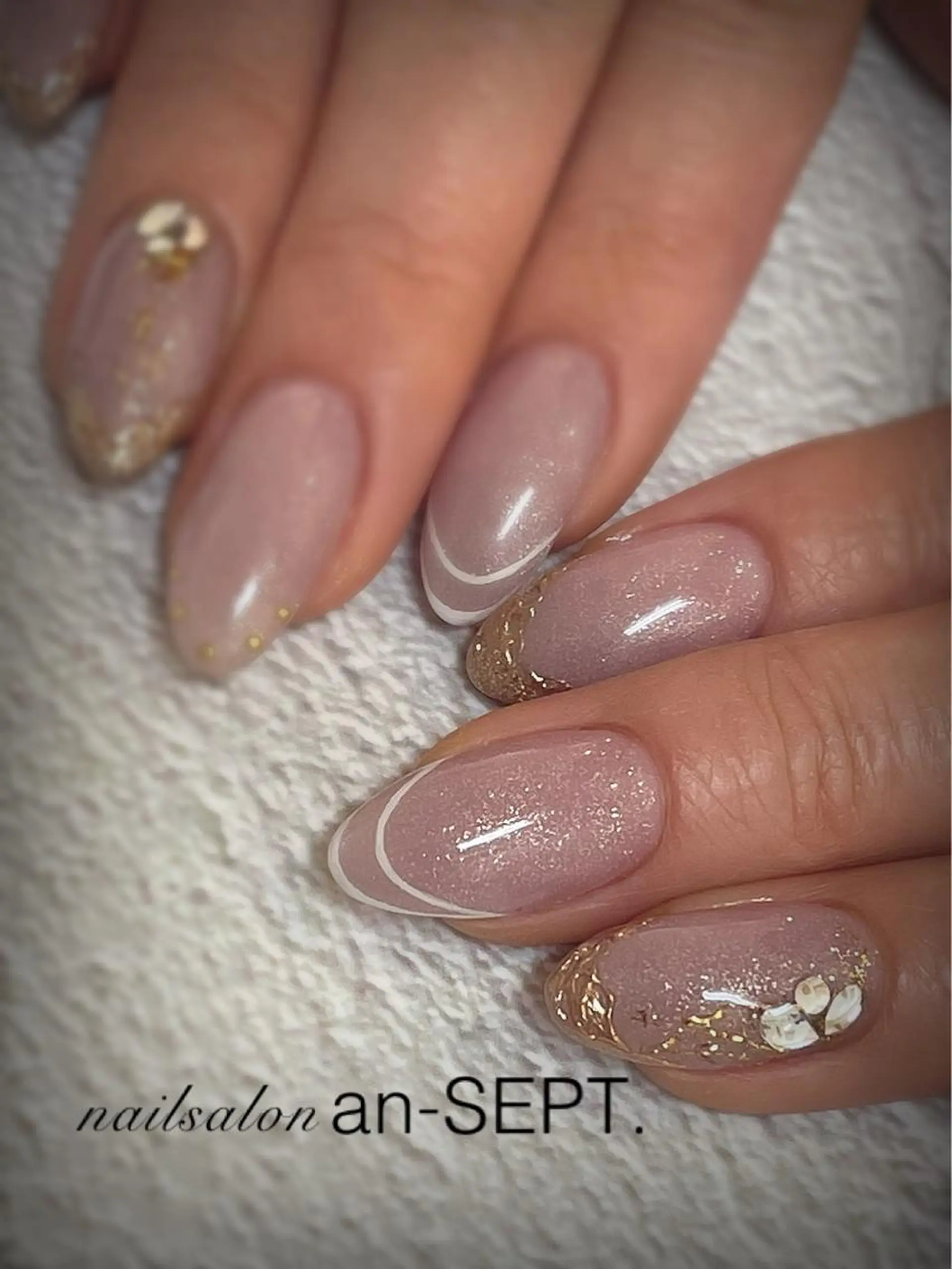 ネイル ニュアンスネイル nail salon an-SEPT.のネイルデザイン