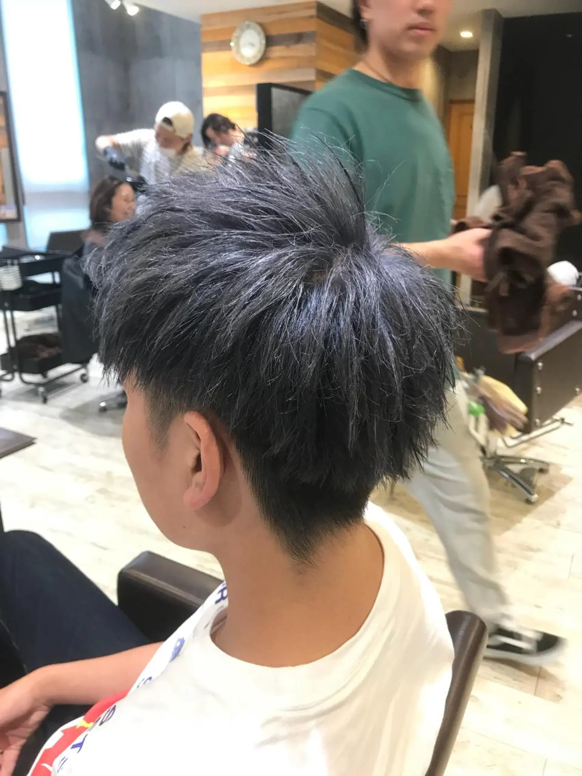 ショート カラー パーマ ヘアアレンジ メンズ キッズ ネイル マツエク・マツパ ヘアカラー EnBlesS西宮 マンツーマン神道有基のヘアスタイル