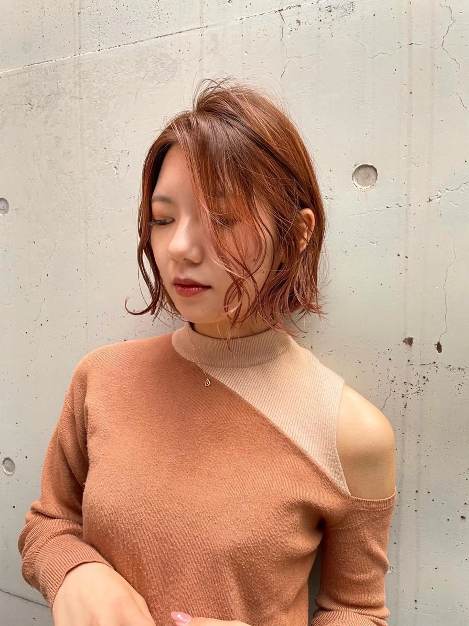 ショート カラー ショート/ボブ/ メンズ/縮毛矯正のヘアスタイル