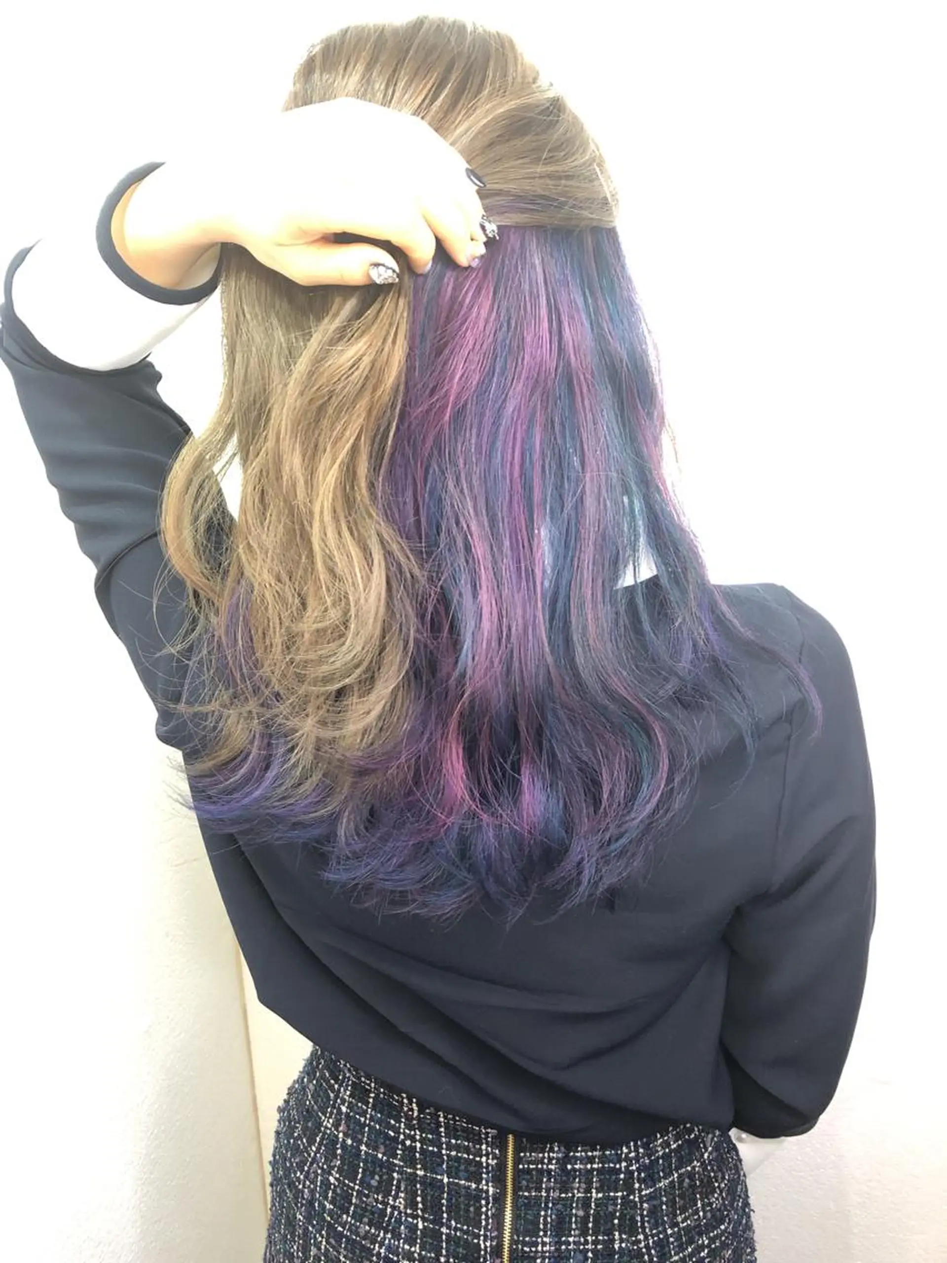 セミロング カラー 日高 香織のヘアスタイル