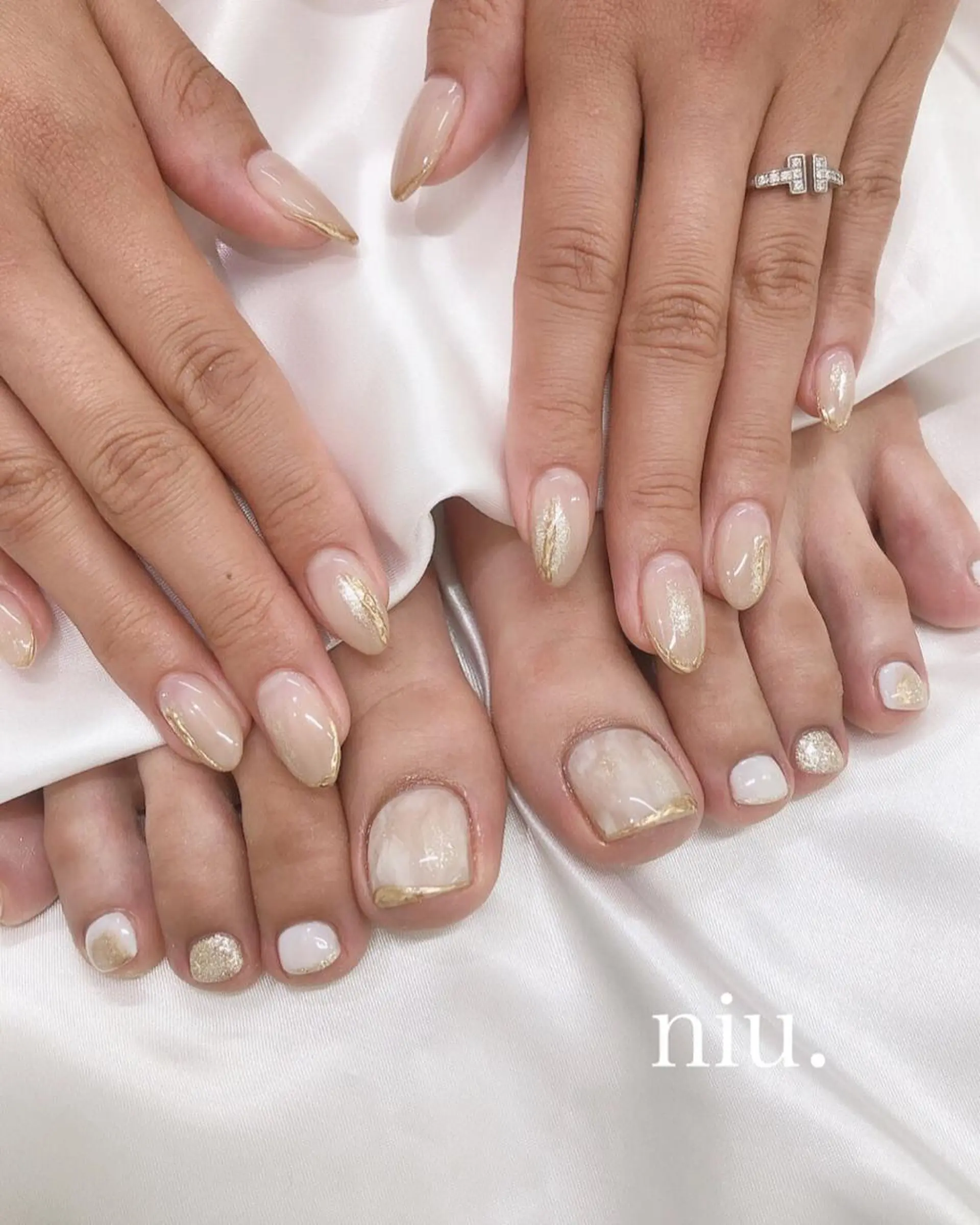 ミディアム nail salon niuのネイルデザイン