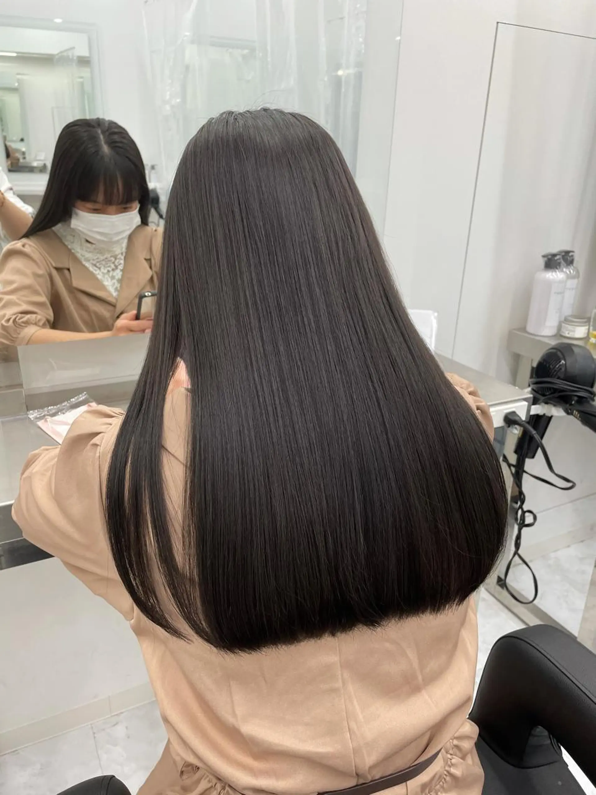 ロング カラー ヘアアレンジ 縮毛矯正/髪質改善/ ブリーチ毛/木元渓太のヘアスタイル
