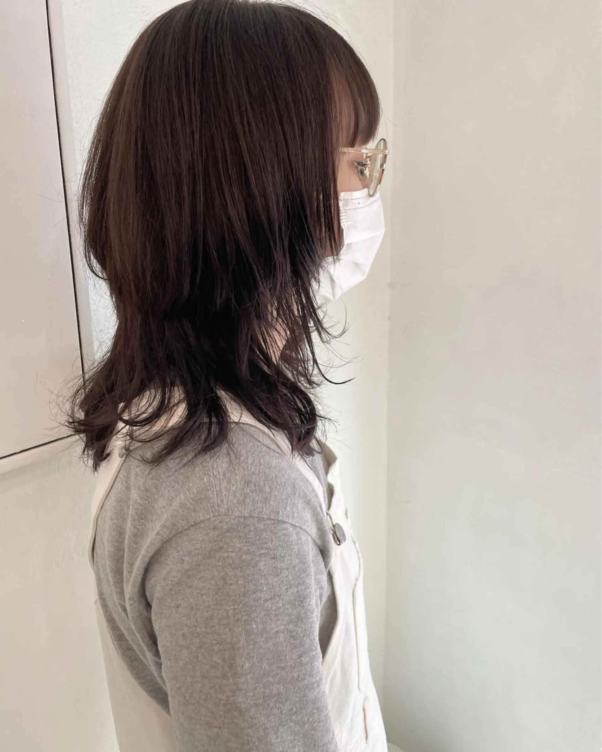 セミロング ウルフカット enne /YUI🥣のヘアスタイル