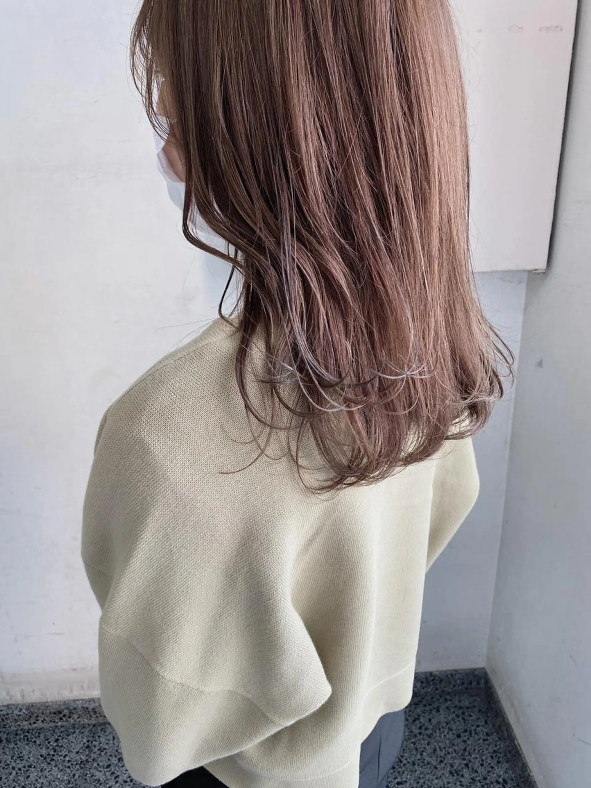 セミロング カラー カット レイヤーカット✂️ 横浜No1♡下鳥翔子のヘアスタイル