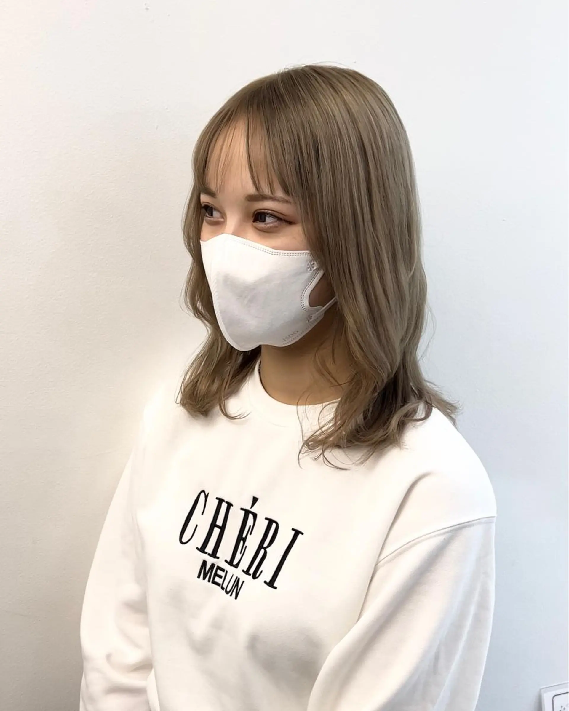 ミディアム カラー ハイトーン /レイヤー/ふみやのヘアスタイル