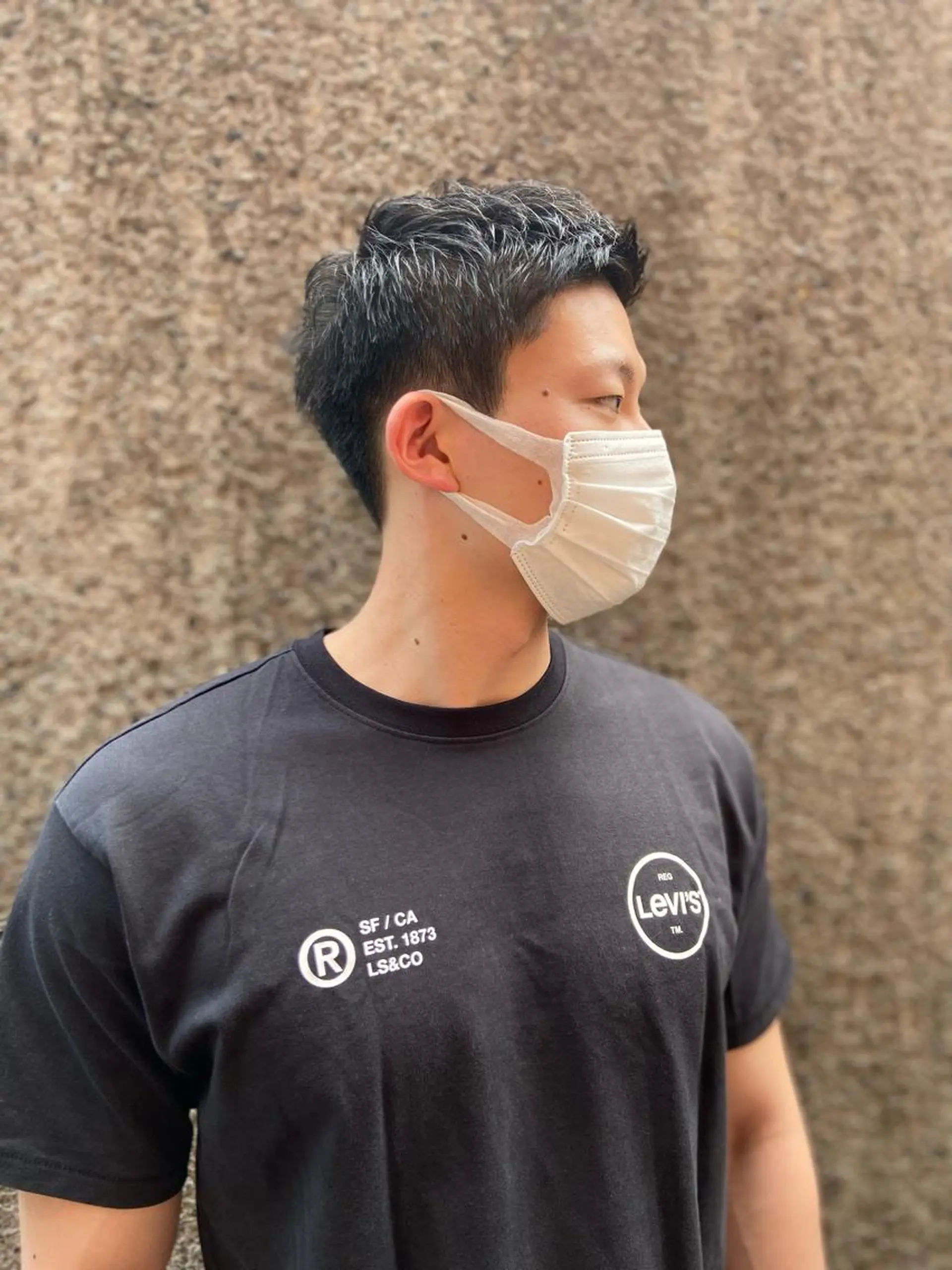 ショート カラー パーマ ヘアアレンジ メンズ メンズ就活ヘア ショートヘア カット ちこ .のヘアスタイル