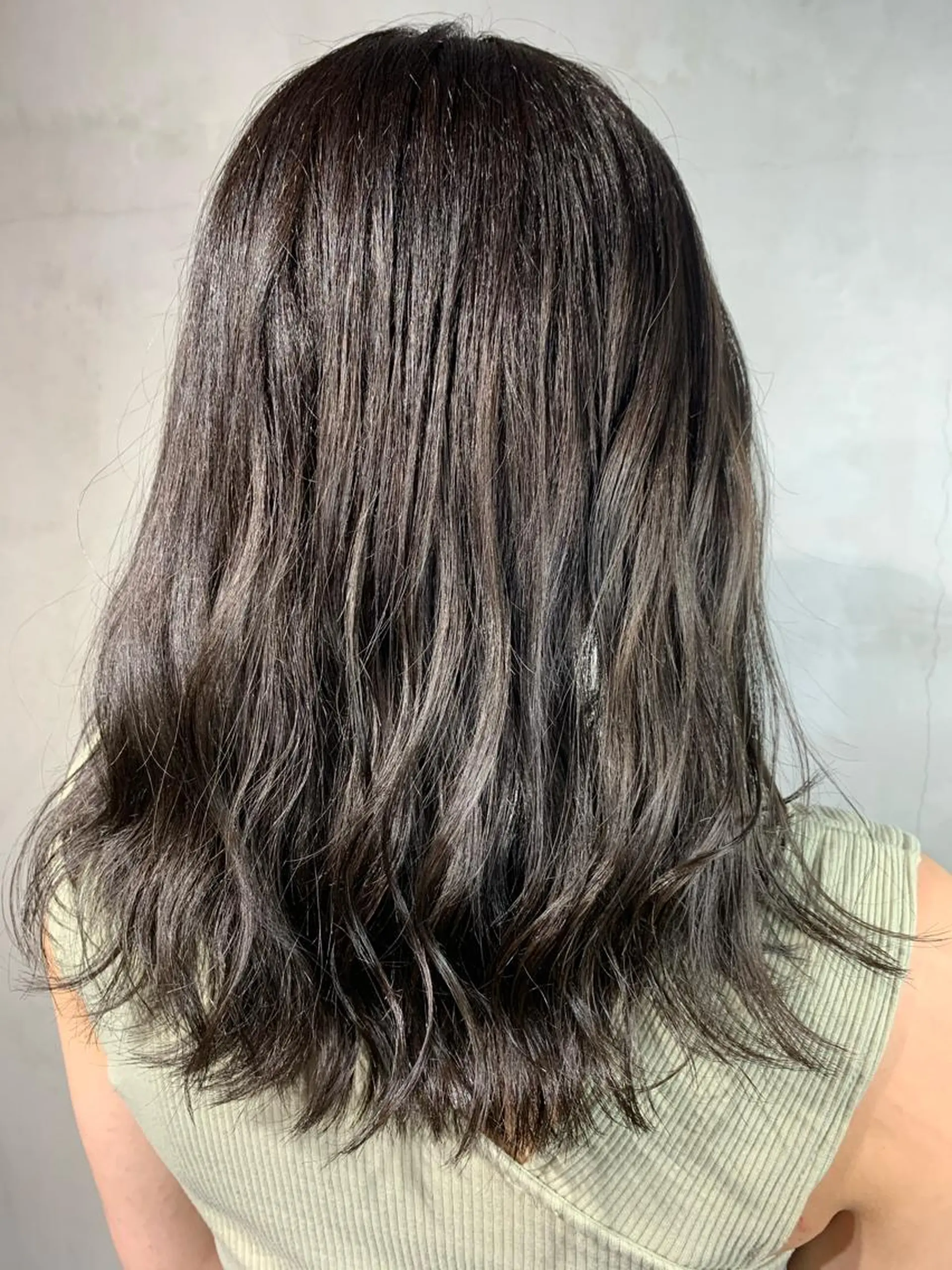 セミロング メンズパーマ 工藤勇也のヘアスタイル