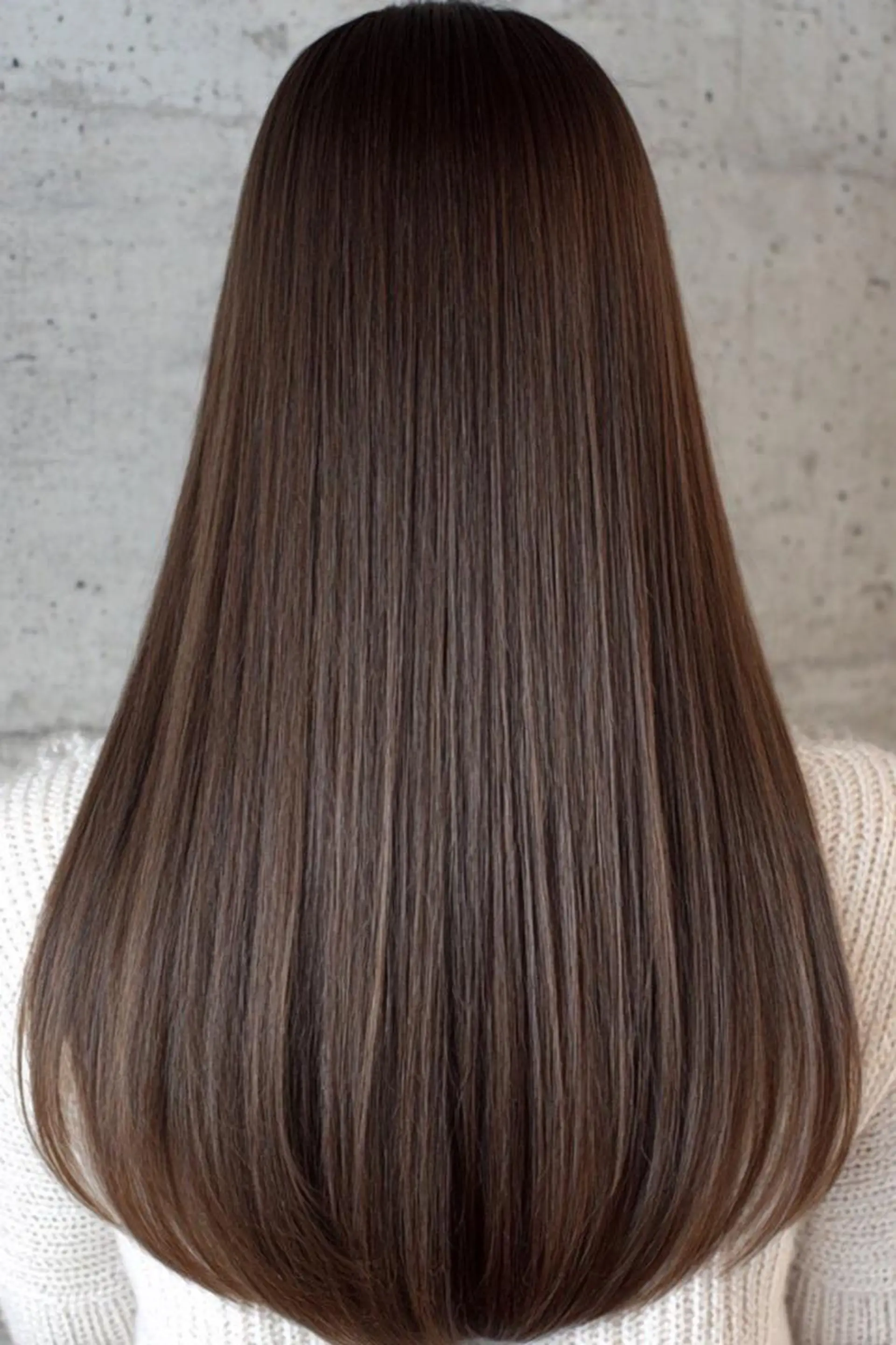 ロング ヘアカラー トリートメント YOCCHI ヘアデザイナーのヘアスタイル