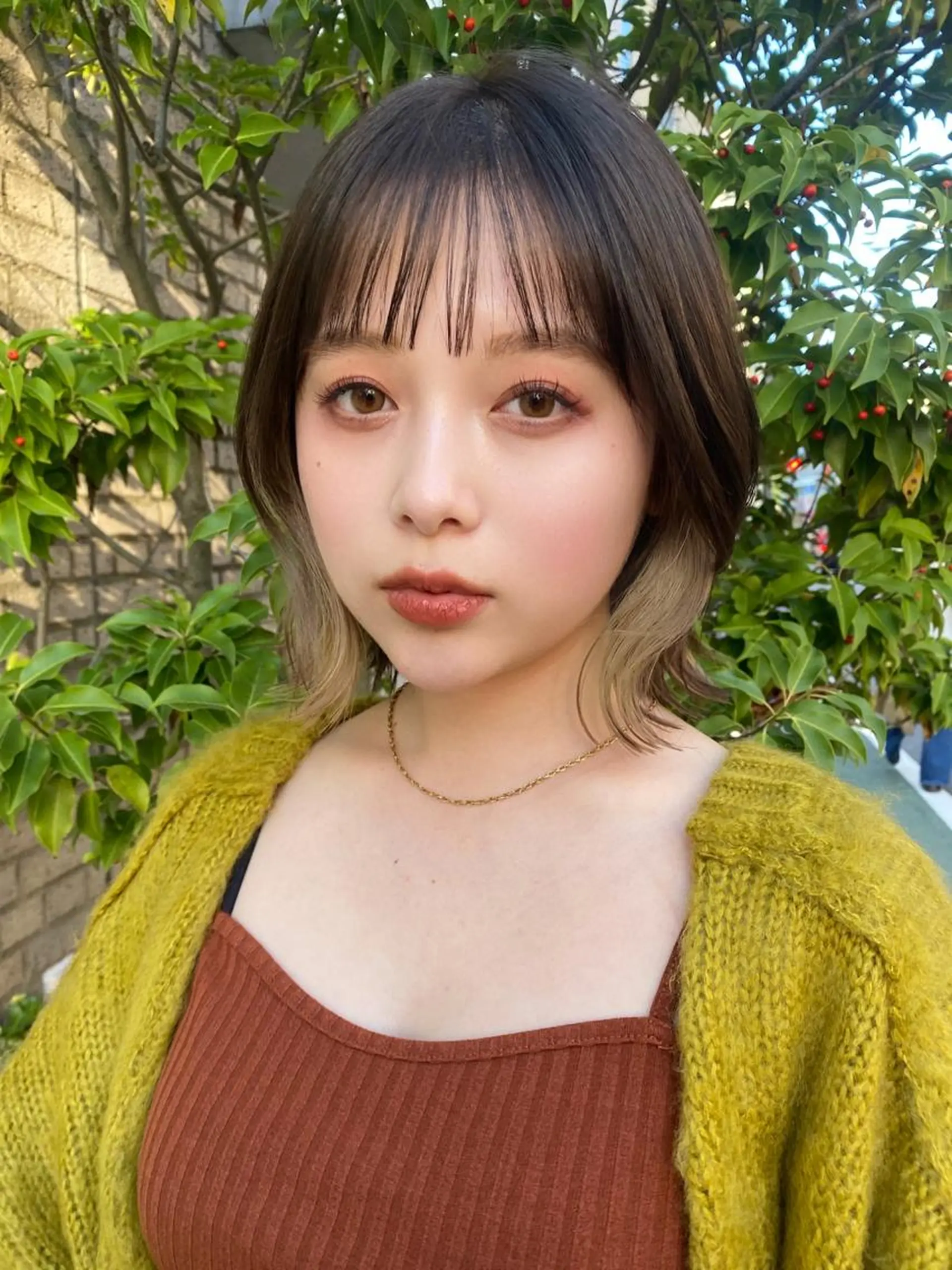 ミディアム カラー 🪭risa 暖色/レイヤー🪭のヘアスタイル