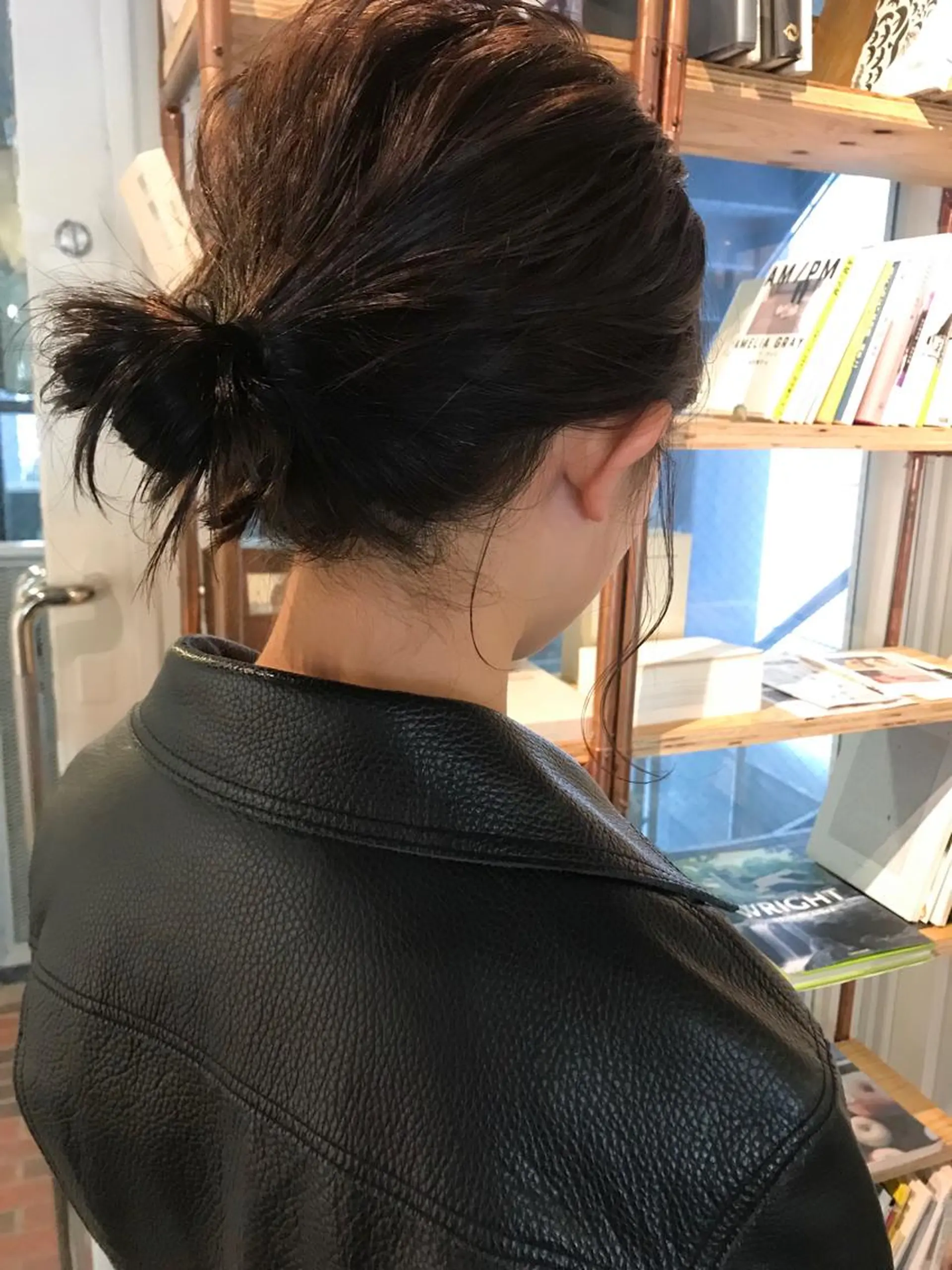 ミディアム カラー 貫洞 大介のヘアスタイル