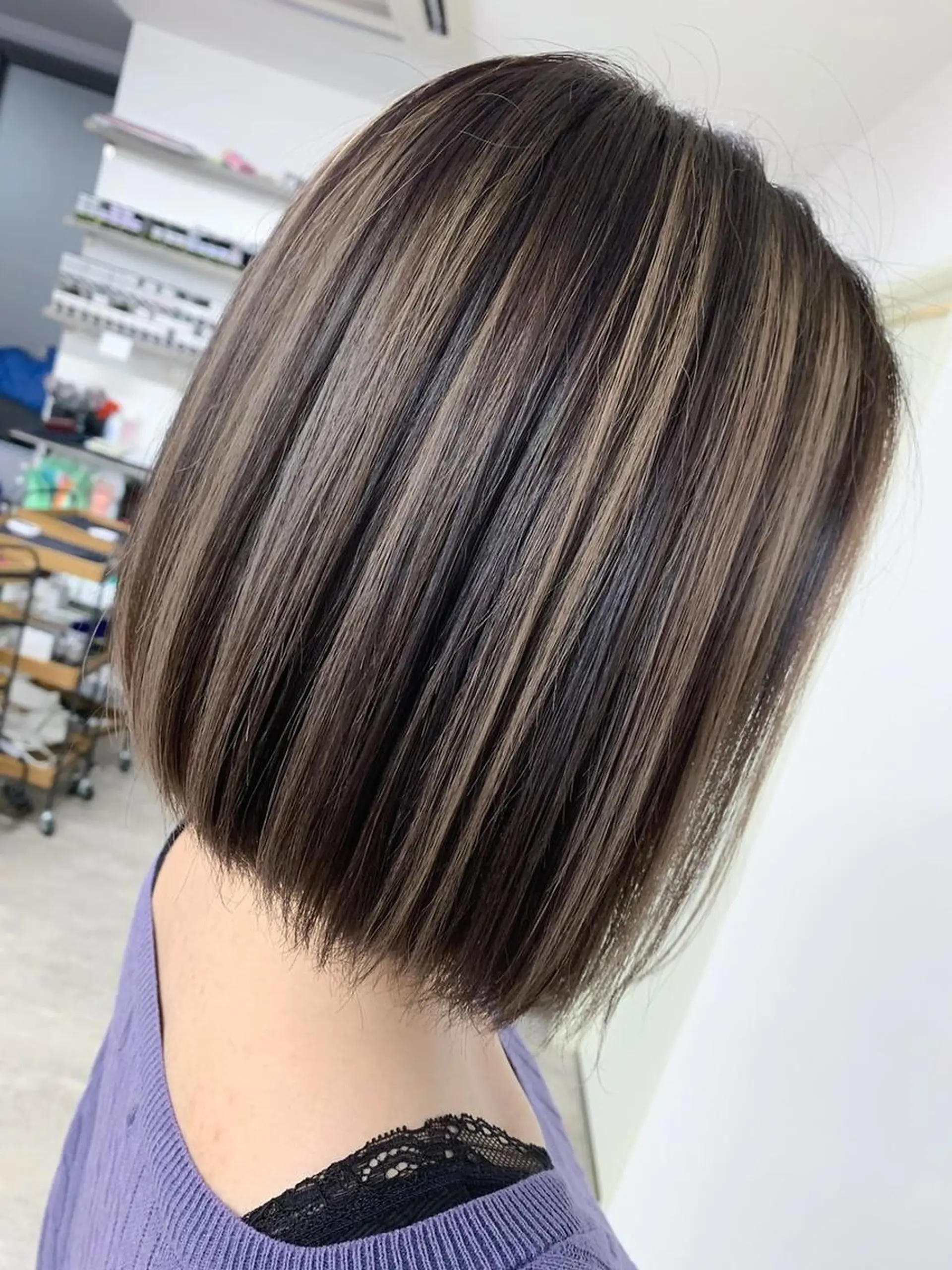 ミディアム 🌿佐山 絵梨佳🌿 Recharme新保のヘアスタイル