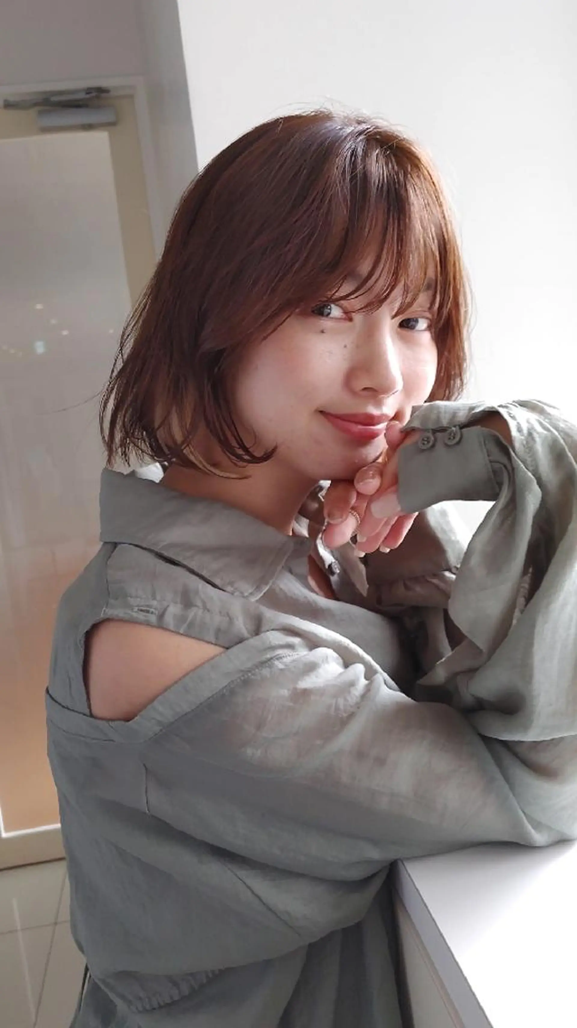 ショート ホリウチ ユキエのヘアスタイル