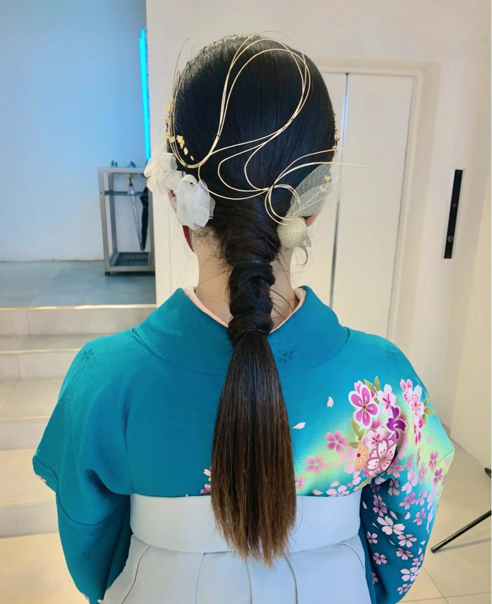 セミロング ヘアセット Kureha/ネイル トレンドヘアのマツエク・マツパデザイン