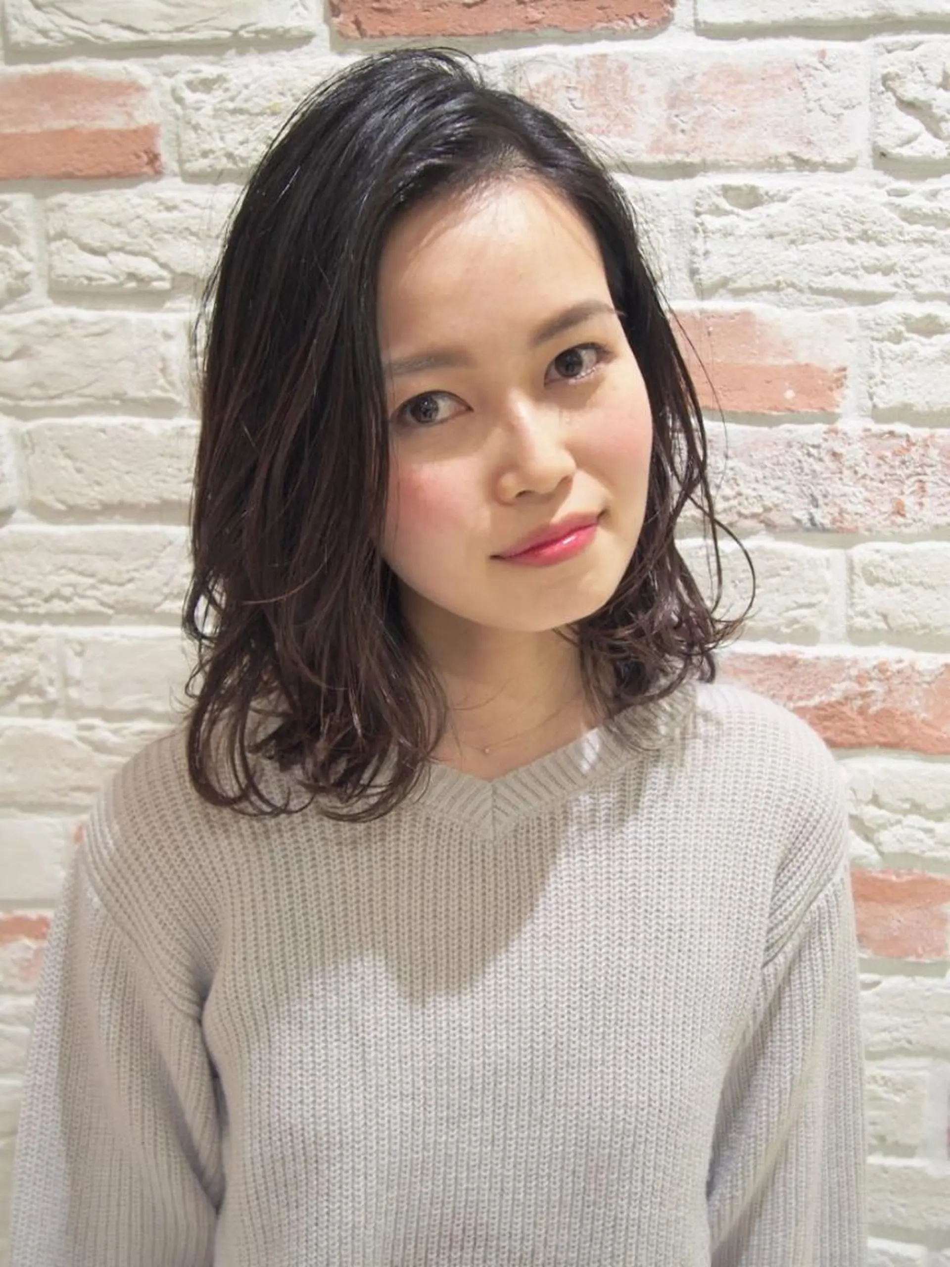 ミディアム 新宿 木下拓哉のヘアスタイル