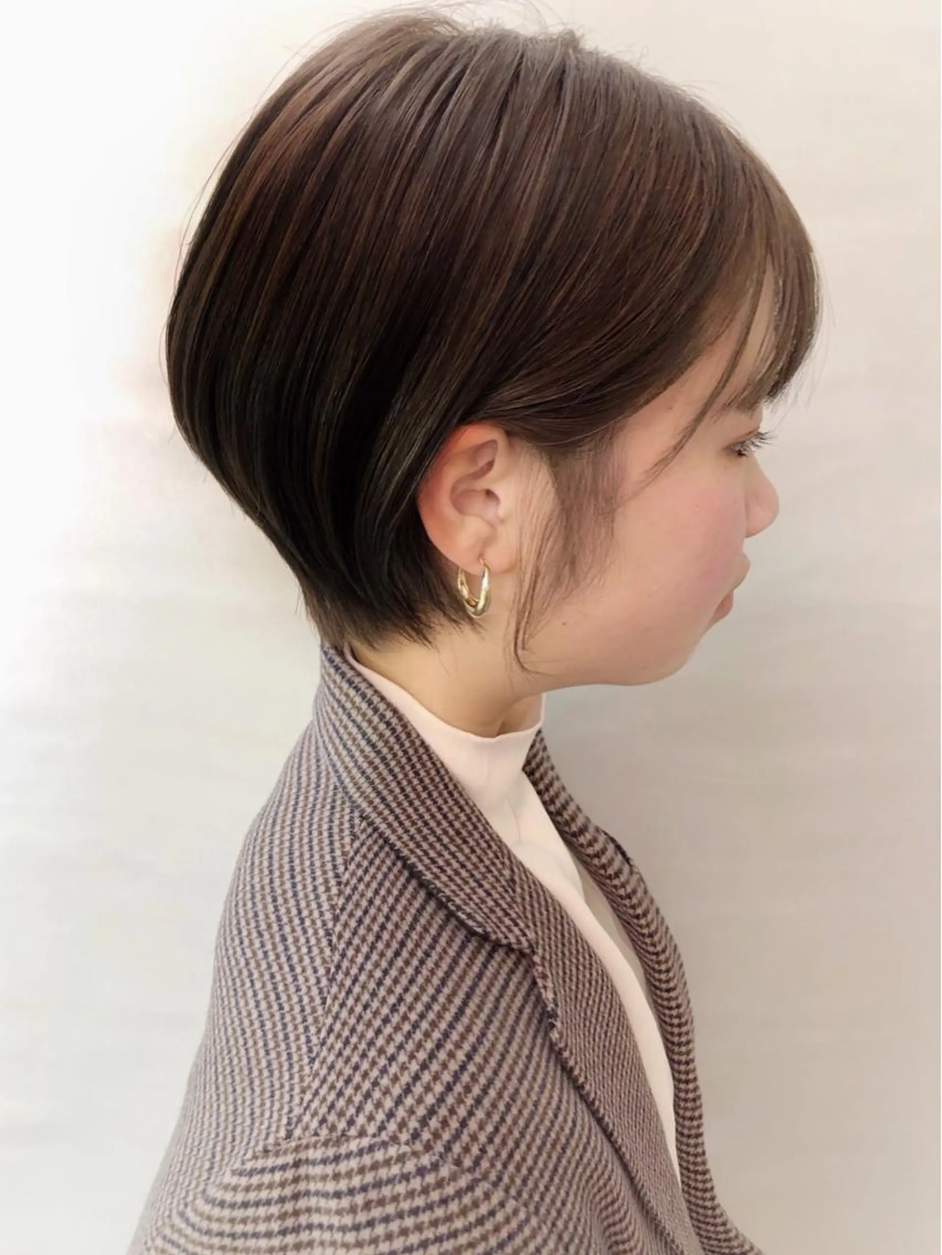 ショート カラー ショートヘア 齋藤 咲のヘアスタイル