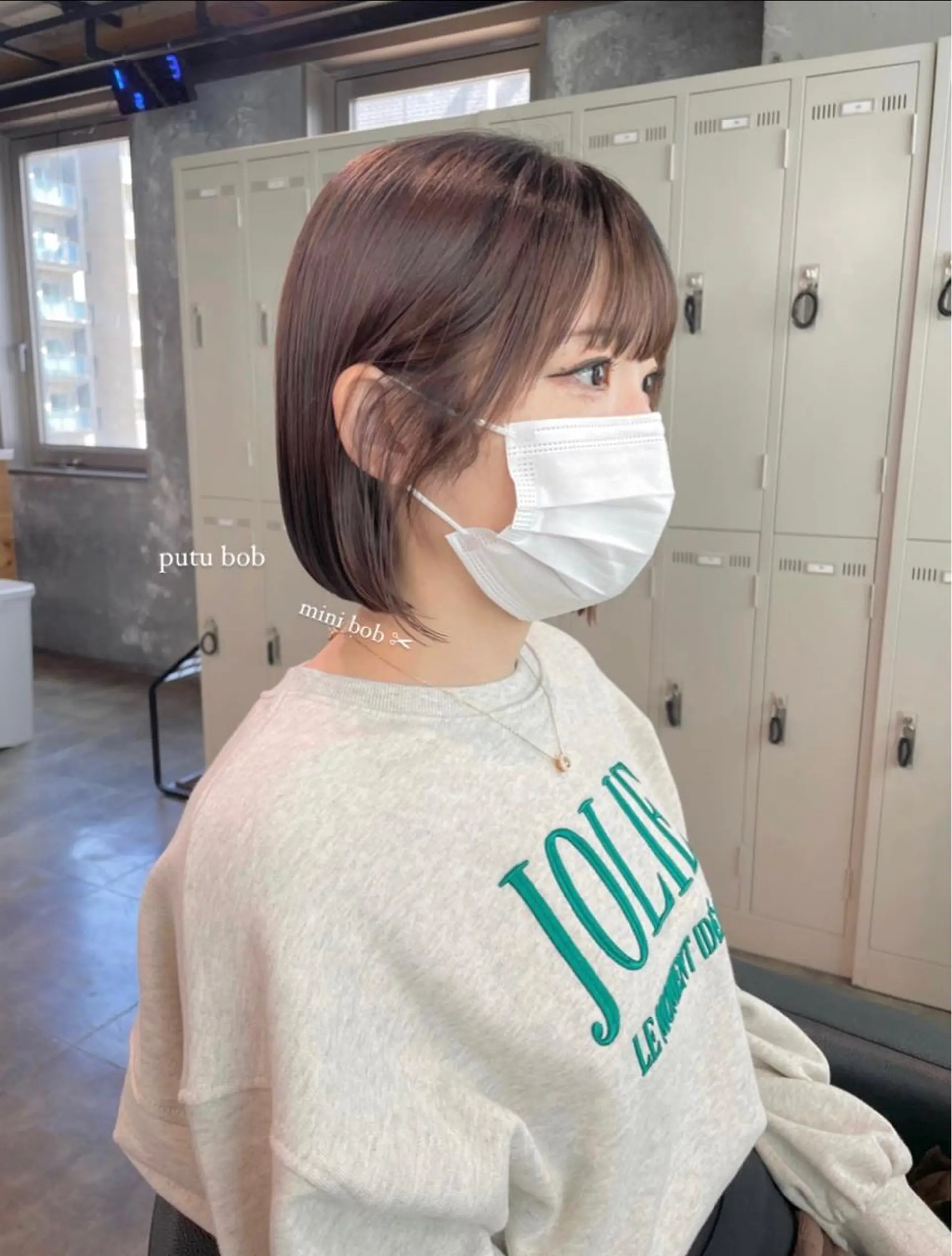 ショート カラー パーマ ヘアアレンジ メンズ キッズ ネイル マツエク・マツパ アイブロウ 透明感カラー・レイヤ ー🎀amika🎀のヘアスタイル