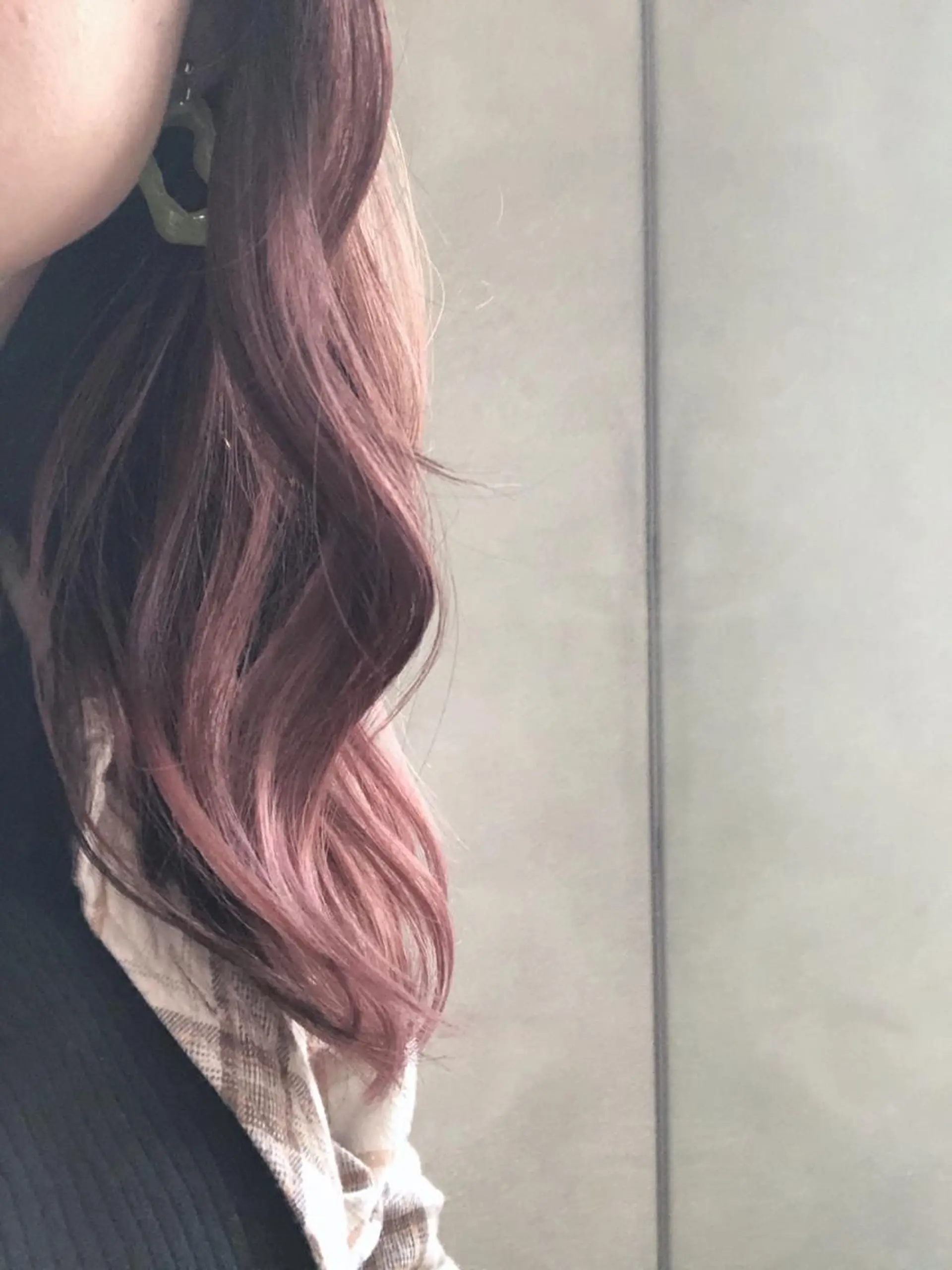 セミロング カラー ブリーチ カット ヘアカラー 縮毛矯正 edge.所属・くまがい みゆ【edge.】のヘアスタイル