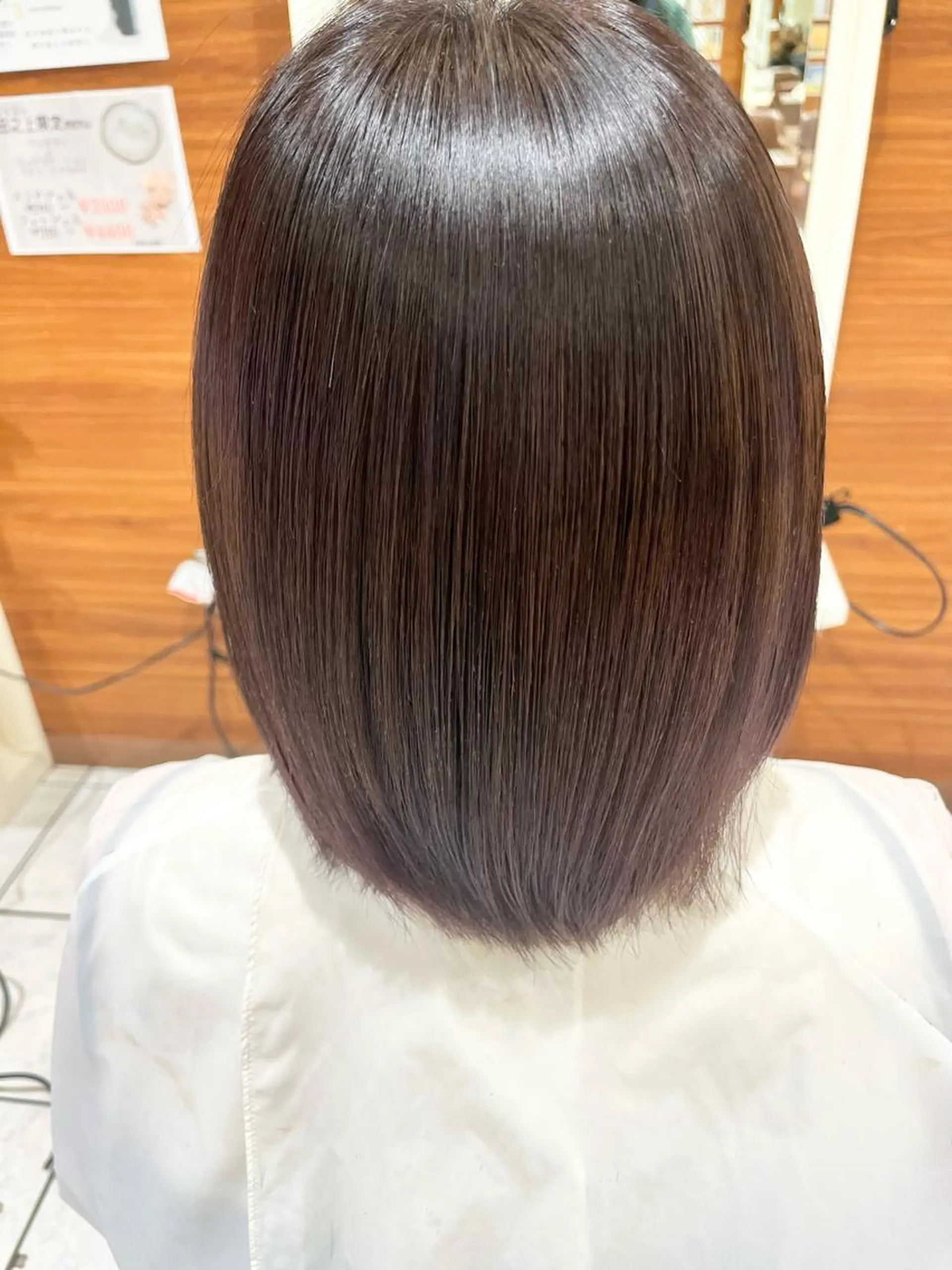 ミディアム カラー 髪質改善 韓国風ヘア トリートメント noll【今池駅前】 池田碧花のヘアスタイル
