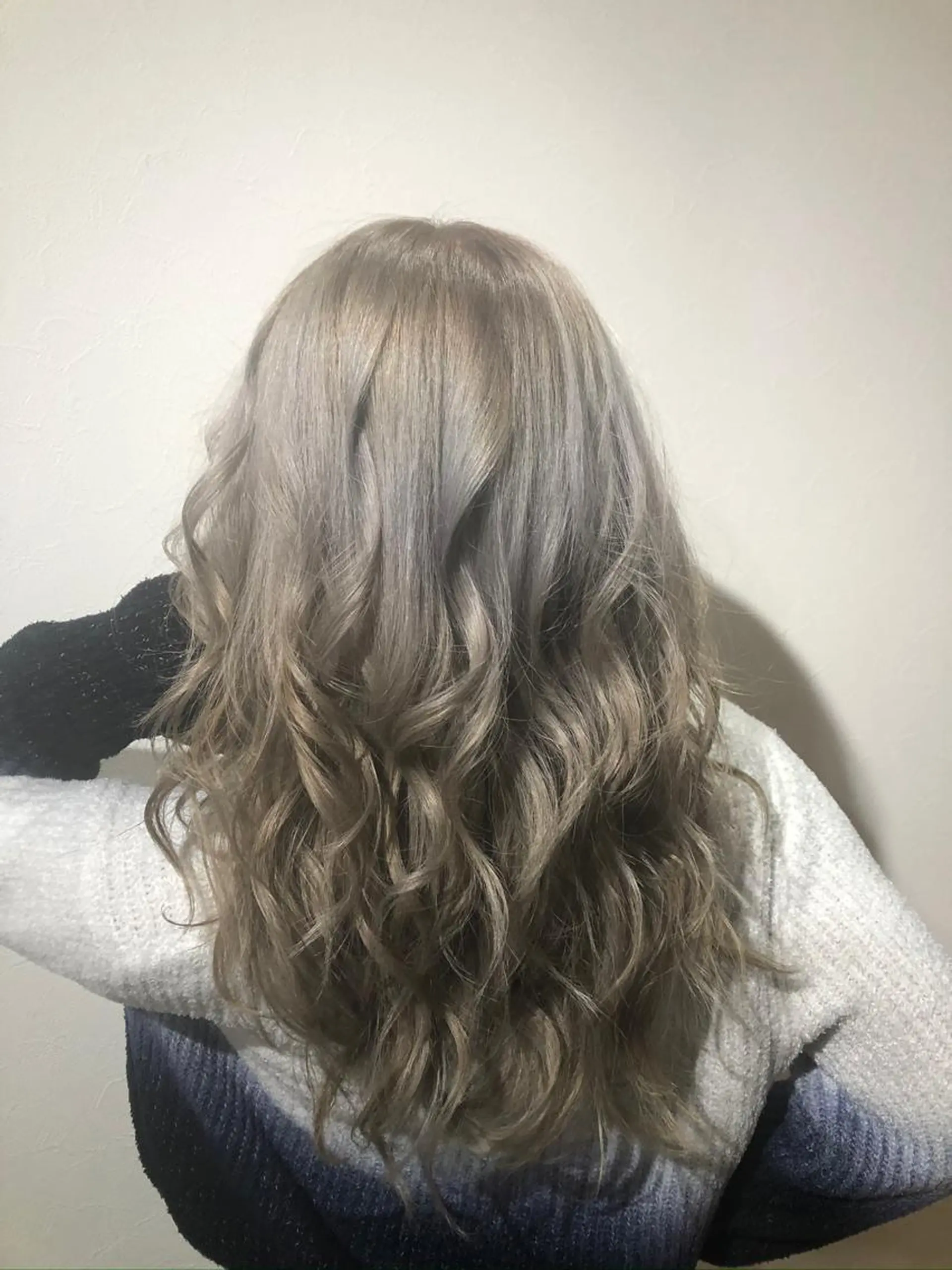 セミロング カラー メンズ 🧡可愛い色落ち🧡 ハイトーン特化🧡のヘアスタイル