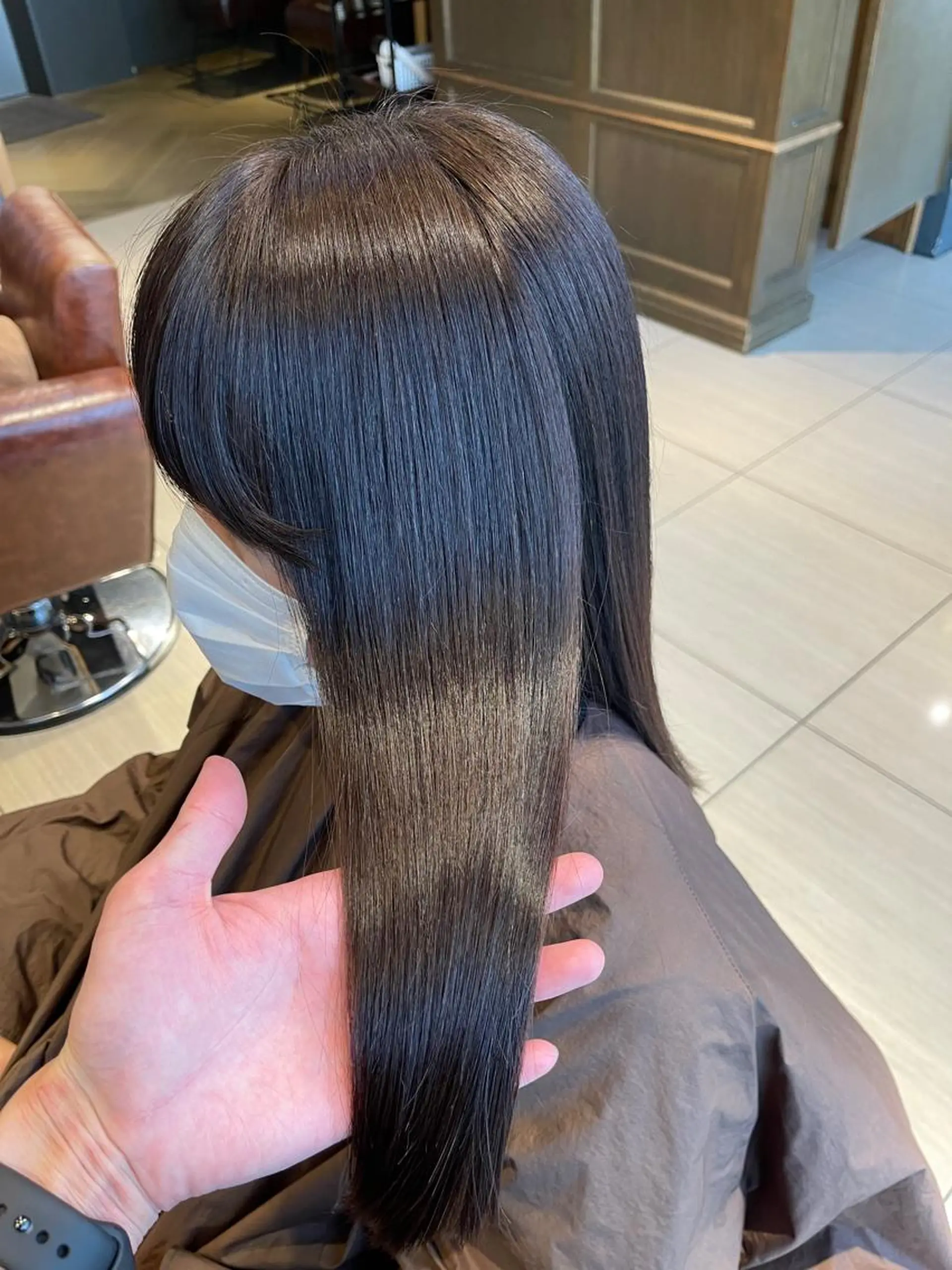 セミロング トリートメント 六本木縮毛矯正/髪質 改善/LOANA鈴木のヘアスタイル