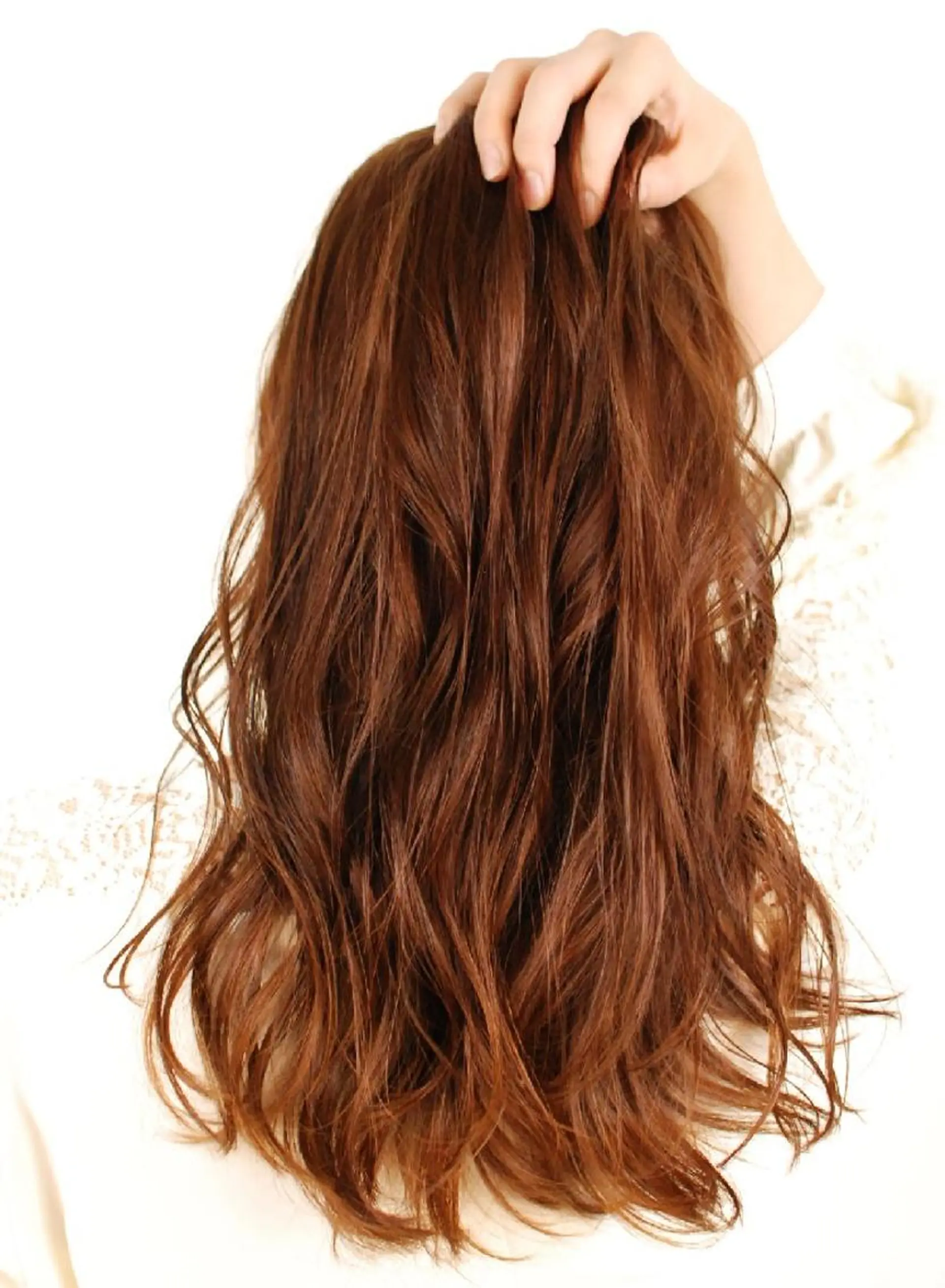 ロング カラー オレンジ カット ヘアカラー トリートメント 🇰🇷透明感×ハイ トーン🌟tomoのヘアスタイル