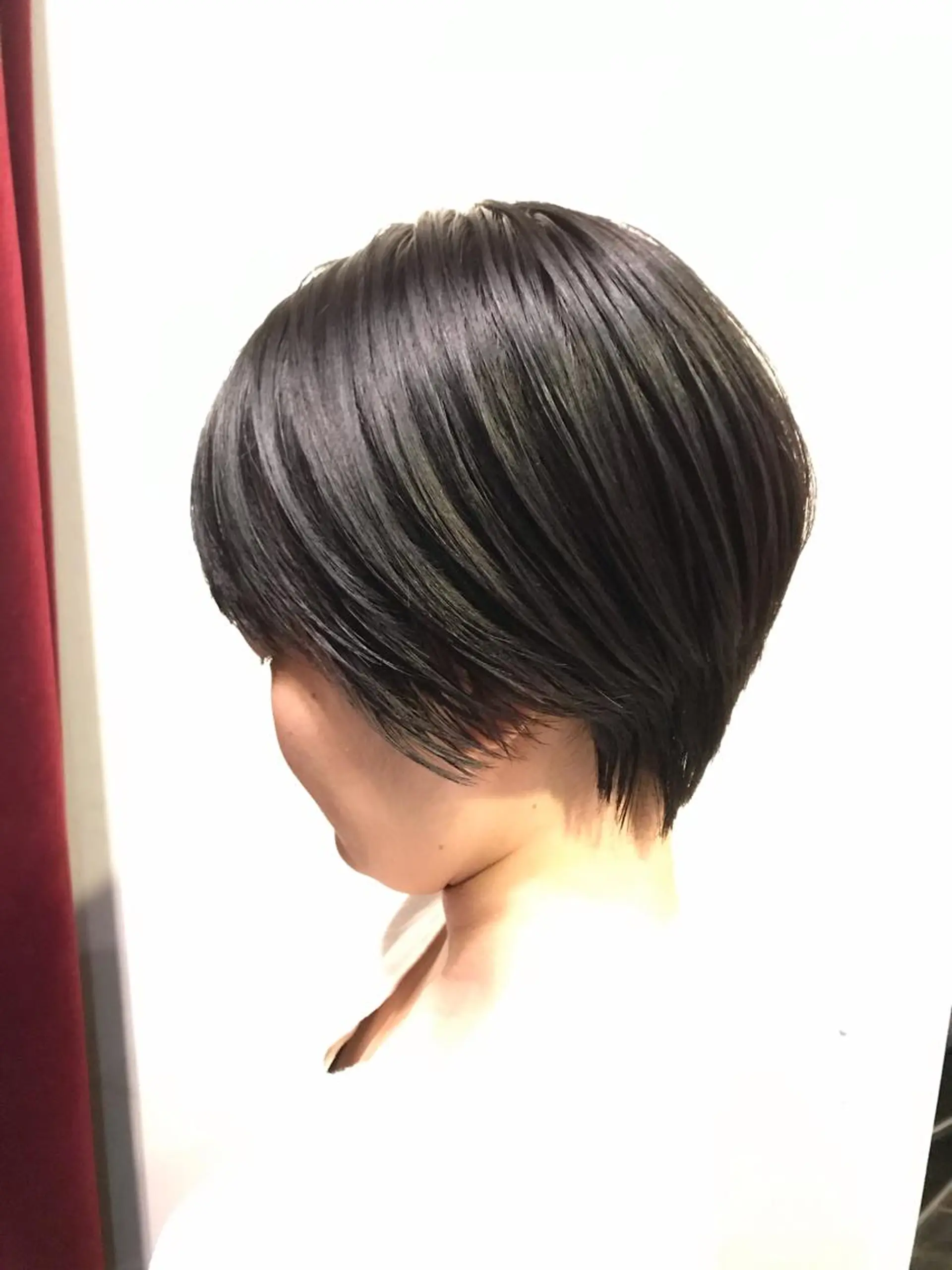 ショート 縮毛矯正専門店店長 佐々木動画モデル募集のヘアスタイル