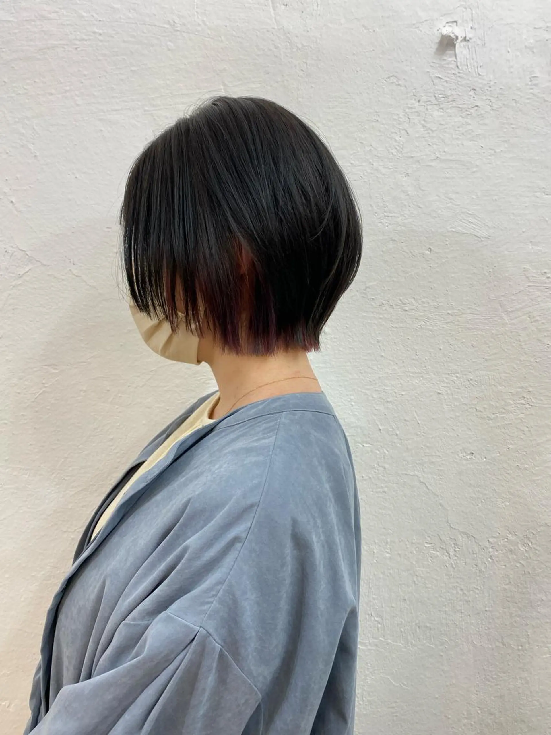 ミディアム パーマ、髪質改善 菊地美月のヘアスタイル