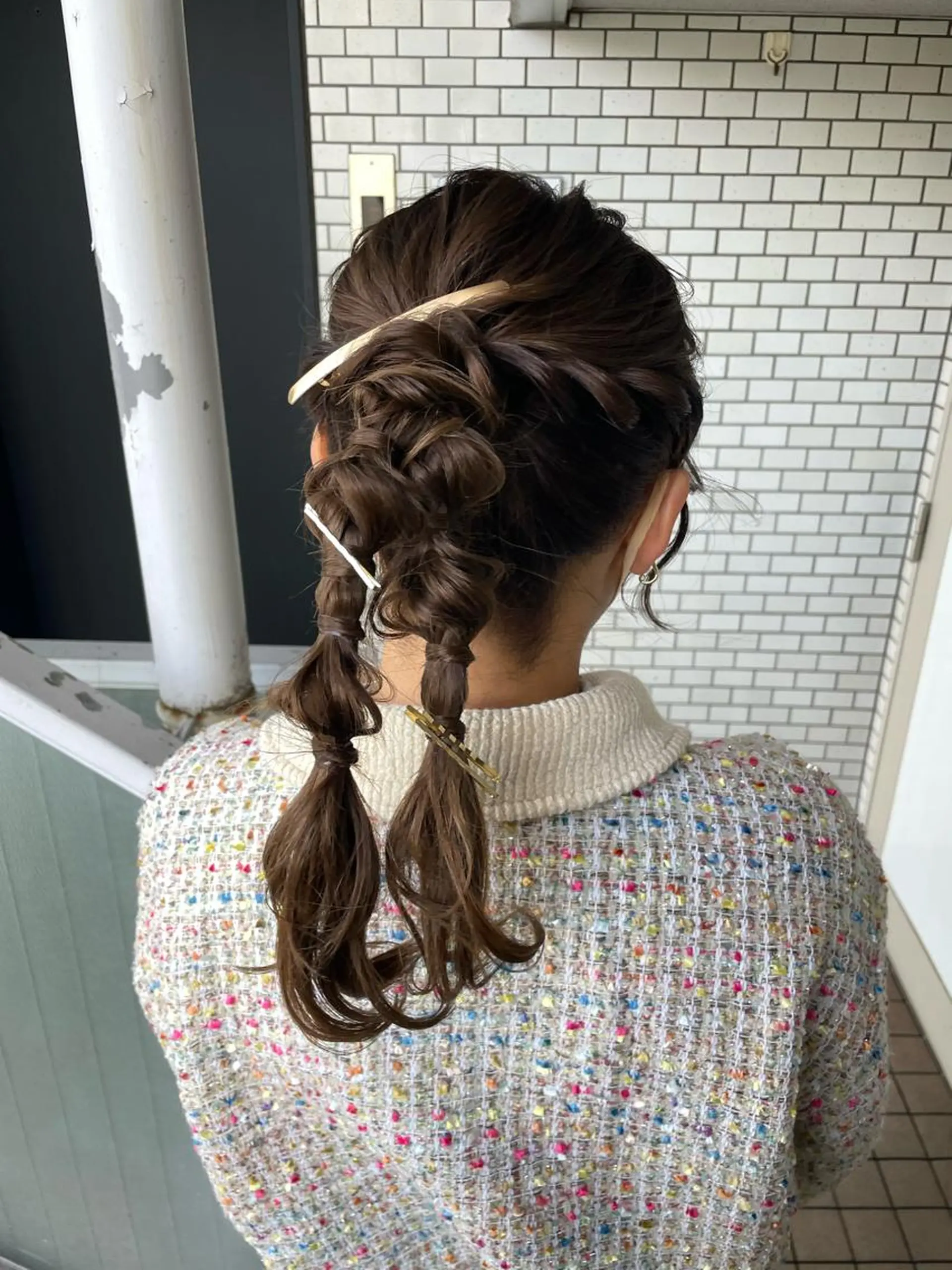 ヘアアレンジ ポニーテール デート 浴衣 ヘアセット 参列・イベントヘア♡ ゆいなのヘアスタイル