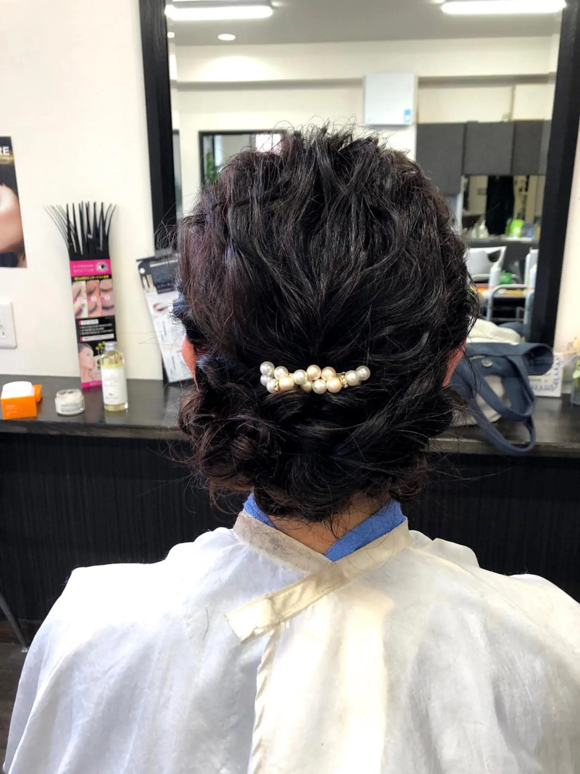 セミロング ヘアアレンジ 田中 真理のヘアスタイル