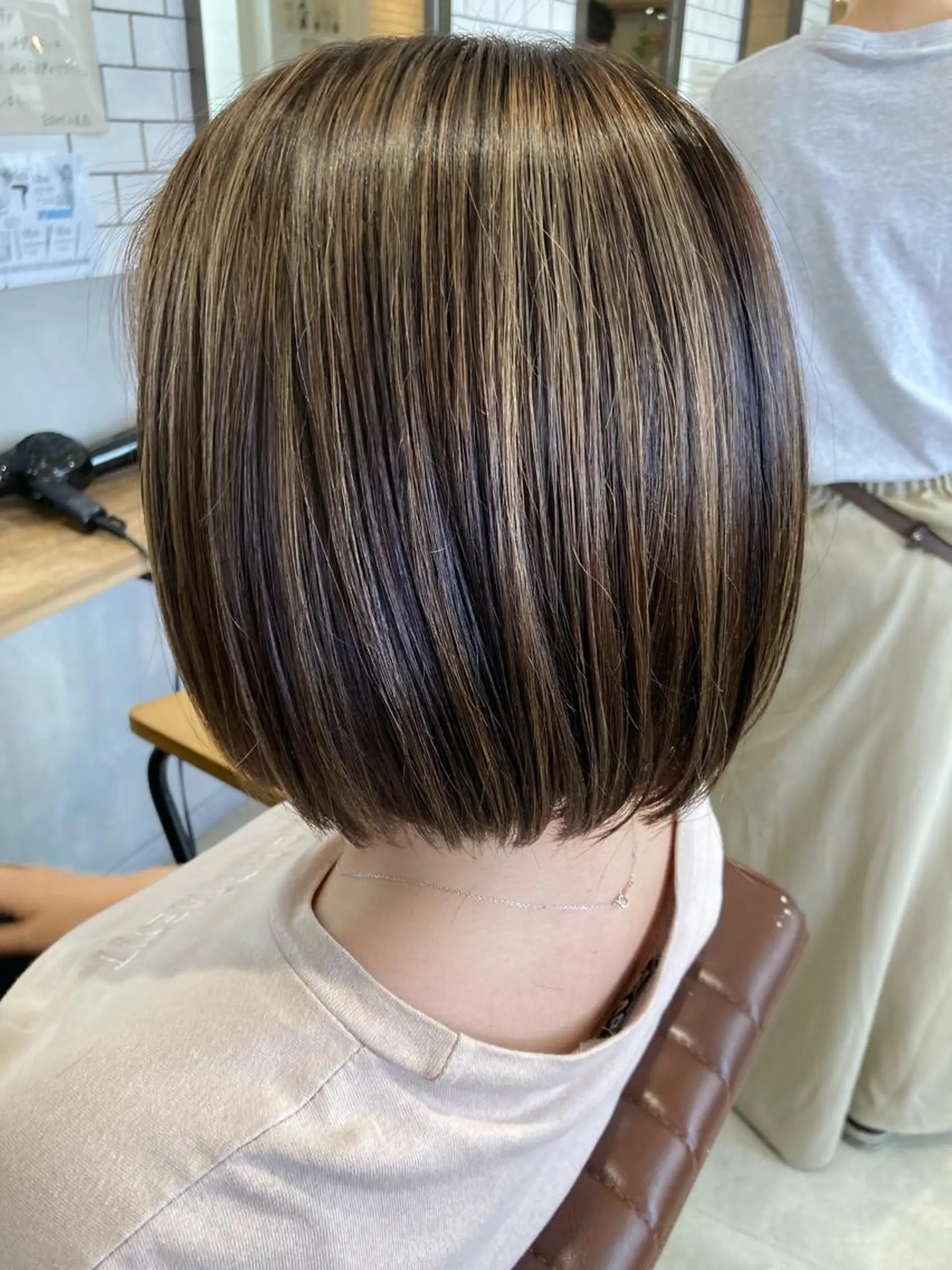 ショート ハイライト カット ヘアカラー 菊地 優斗のヘアスタイル