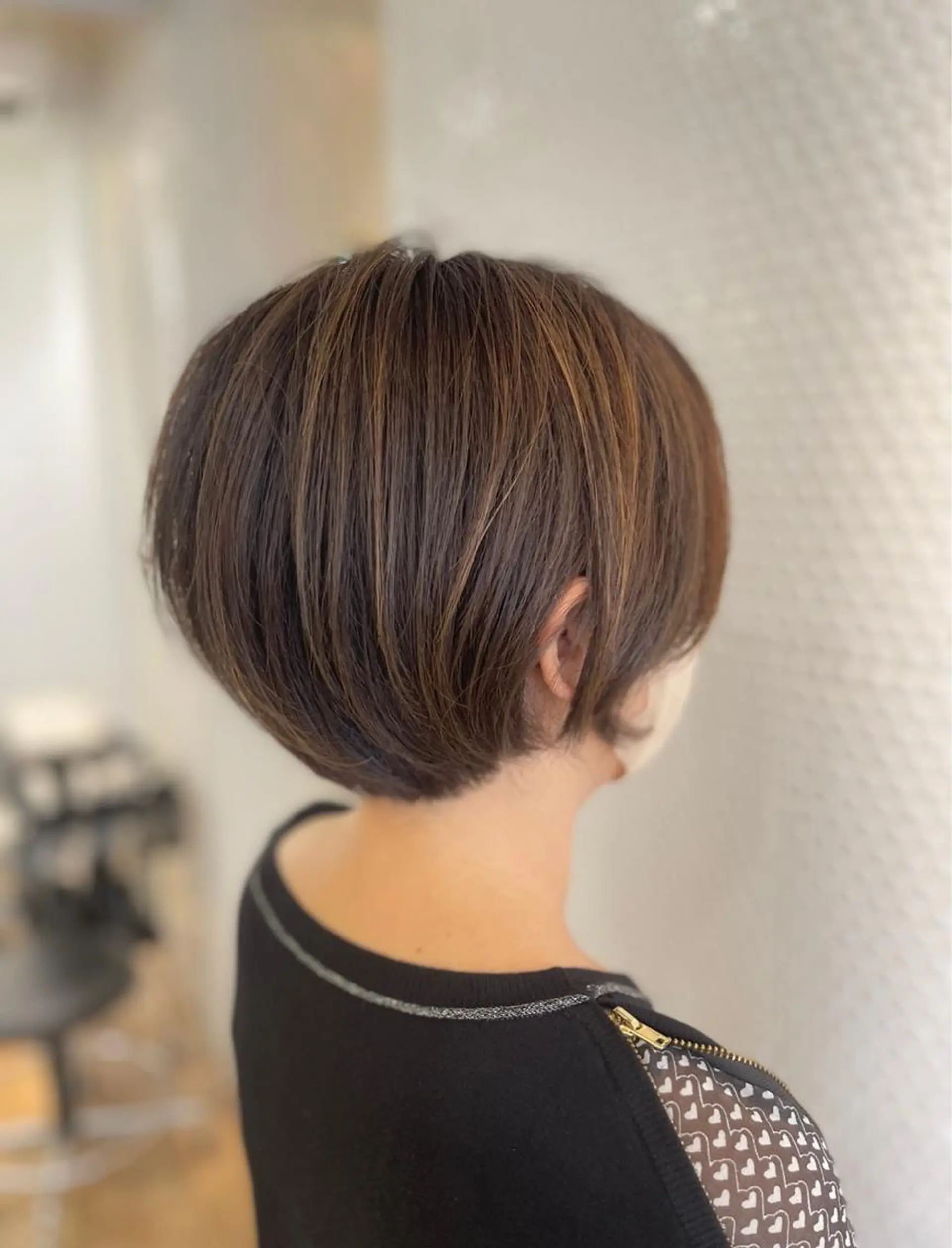 ショート カラー カット ヘアカラー トリートメント 秋葉 一郎のヘアスタイル