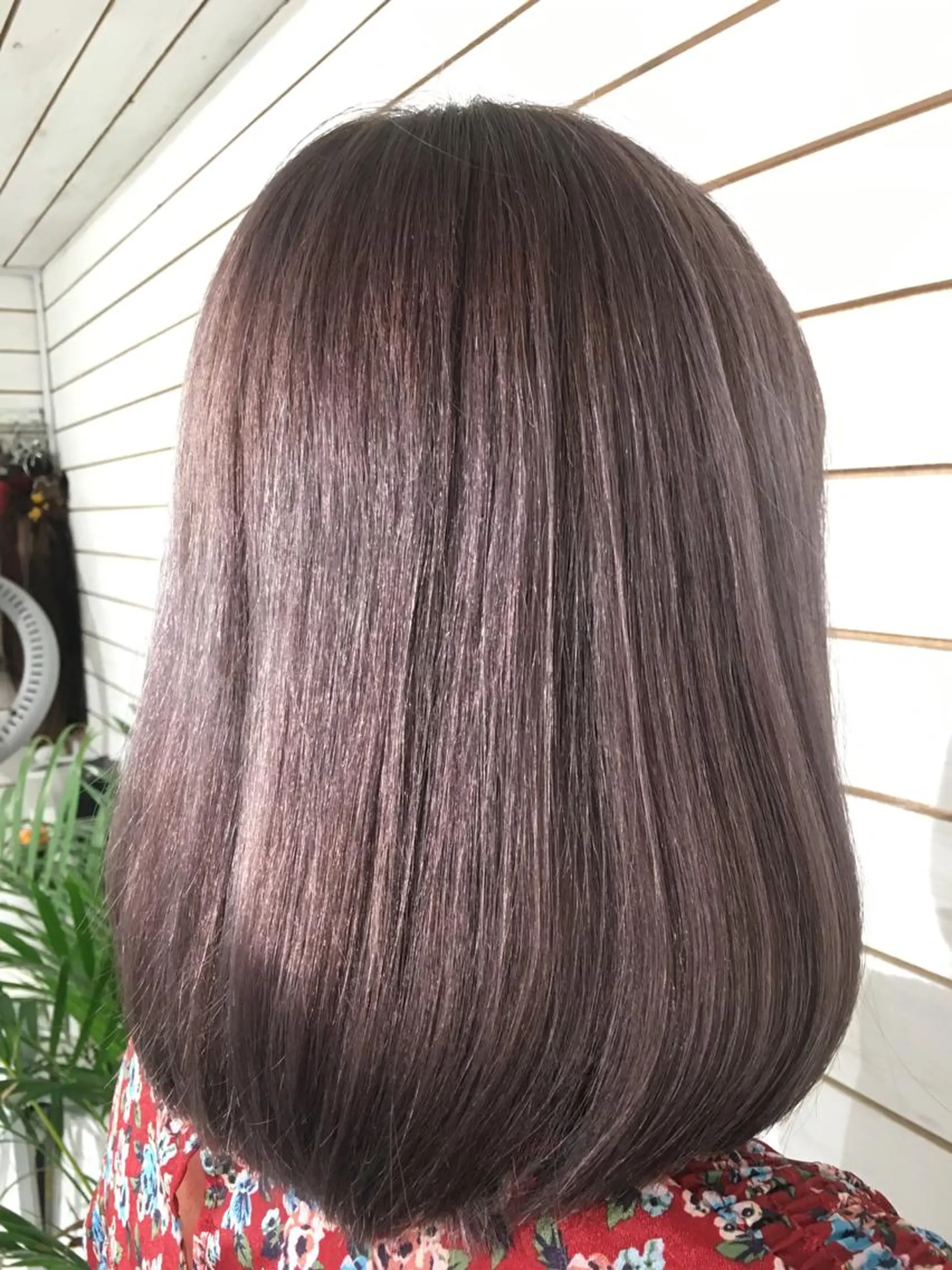 ミディアム パープルカラー カット ヘアカラー トリートメント 🧡艶髪ちゅるん髪 🫧🧡YUKI❄️のヘアスタイル