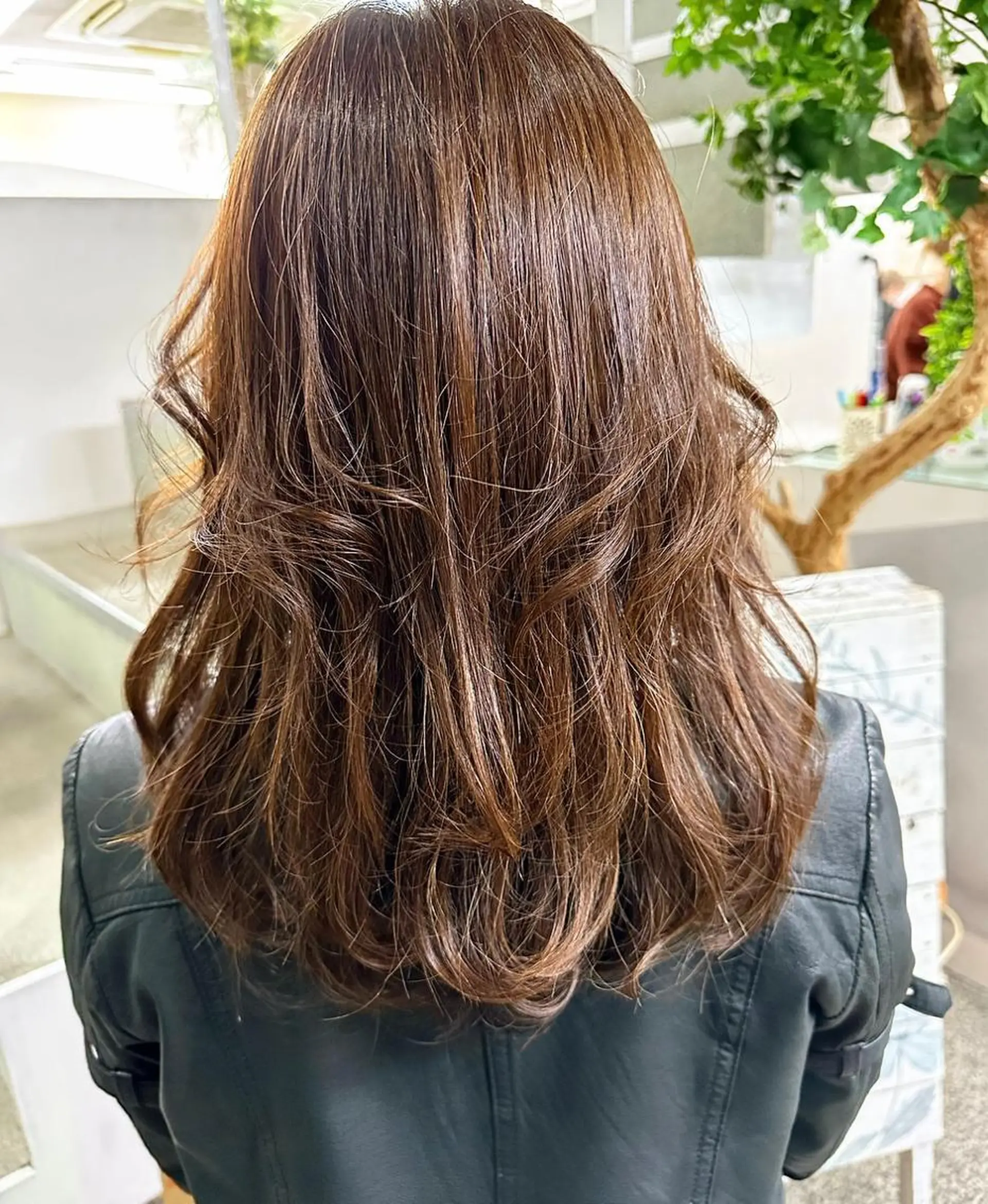 セミロング 那須 颯太のヘアスタイル