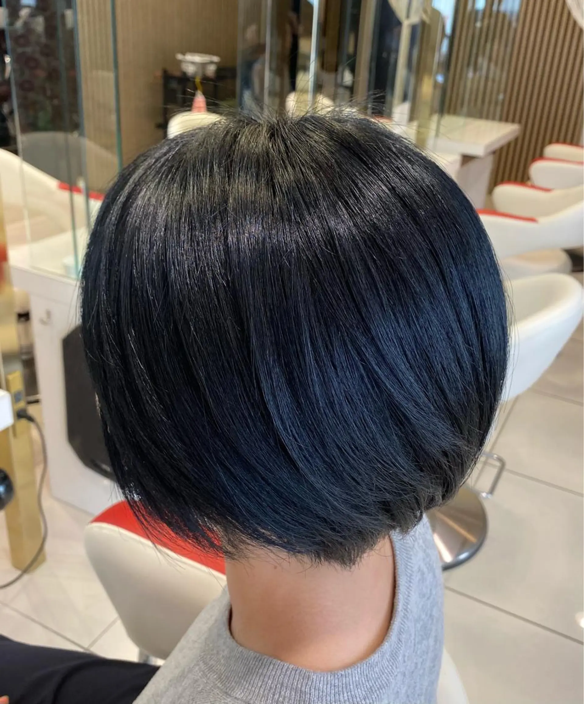 セミロング カラー 星野 聖也のヘアスタイル