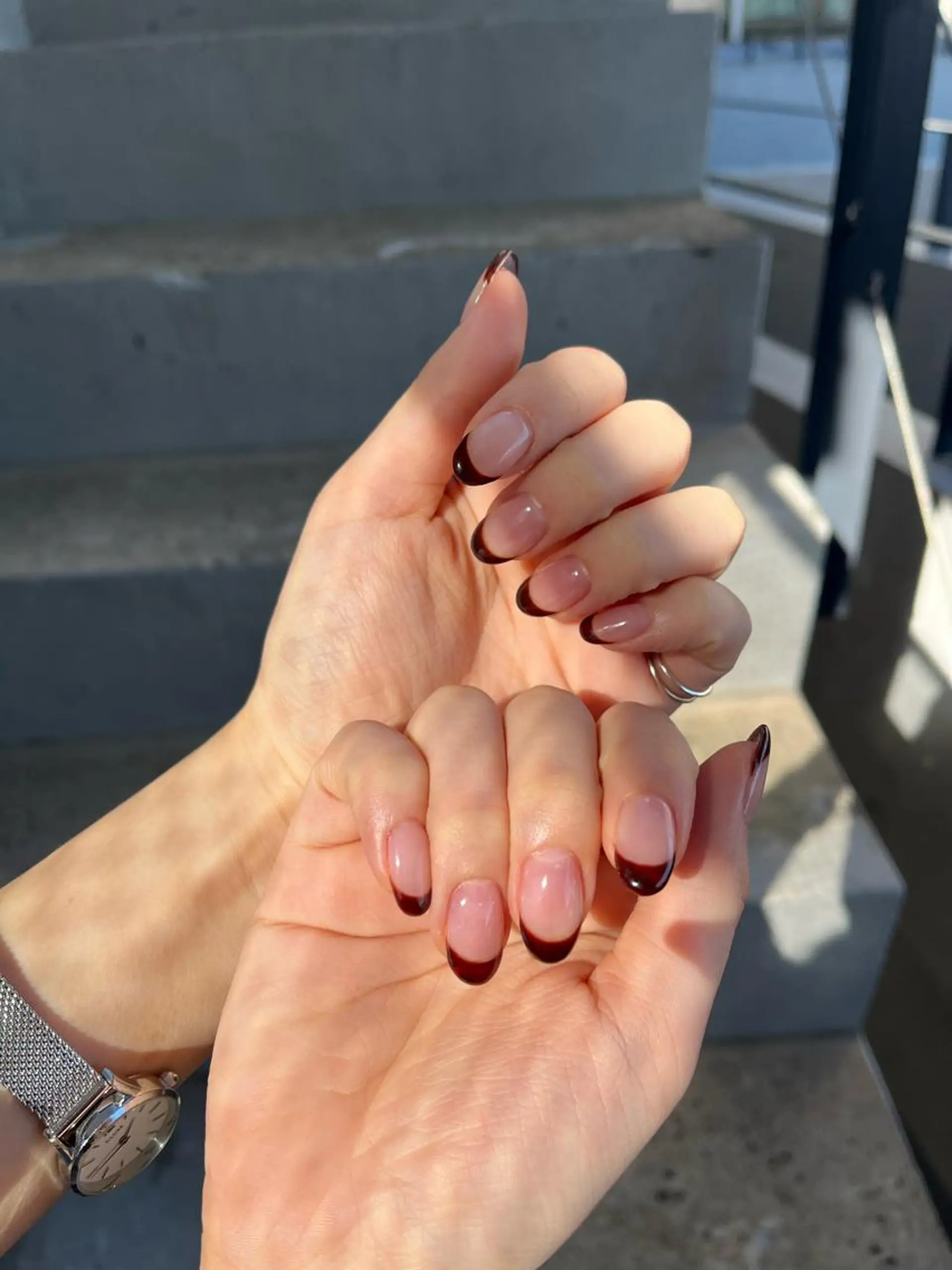 ネイル ハンドネイル 🤎Two ERI🤎のネイルデザイン