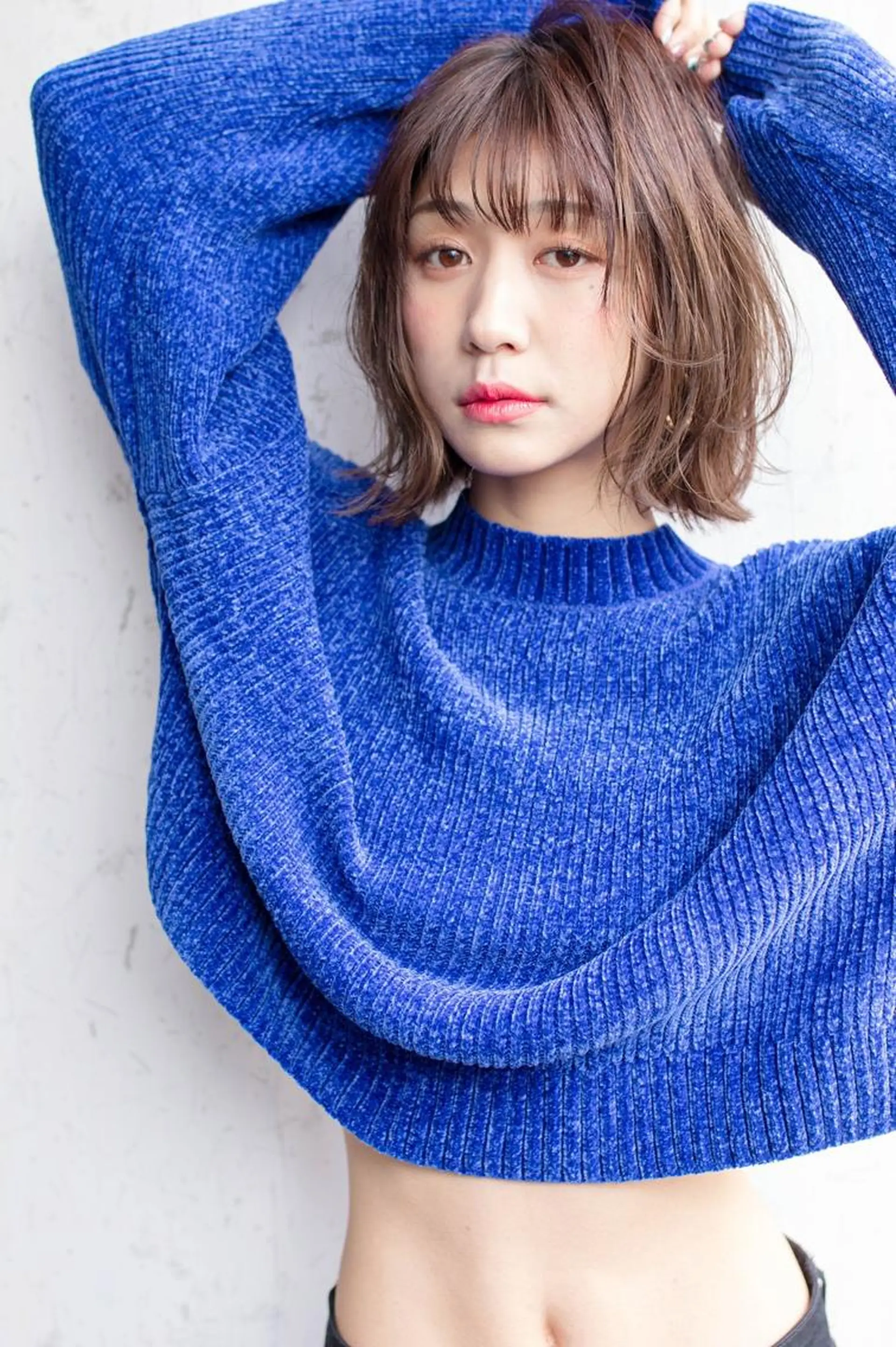 ミディアム カラー パーマ カット ヘアカラー トリートメント 🎊LUZ🎊_公 式_🩵髪質改善🩵のヘアスタイル