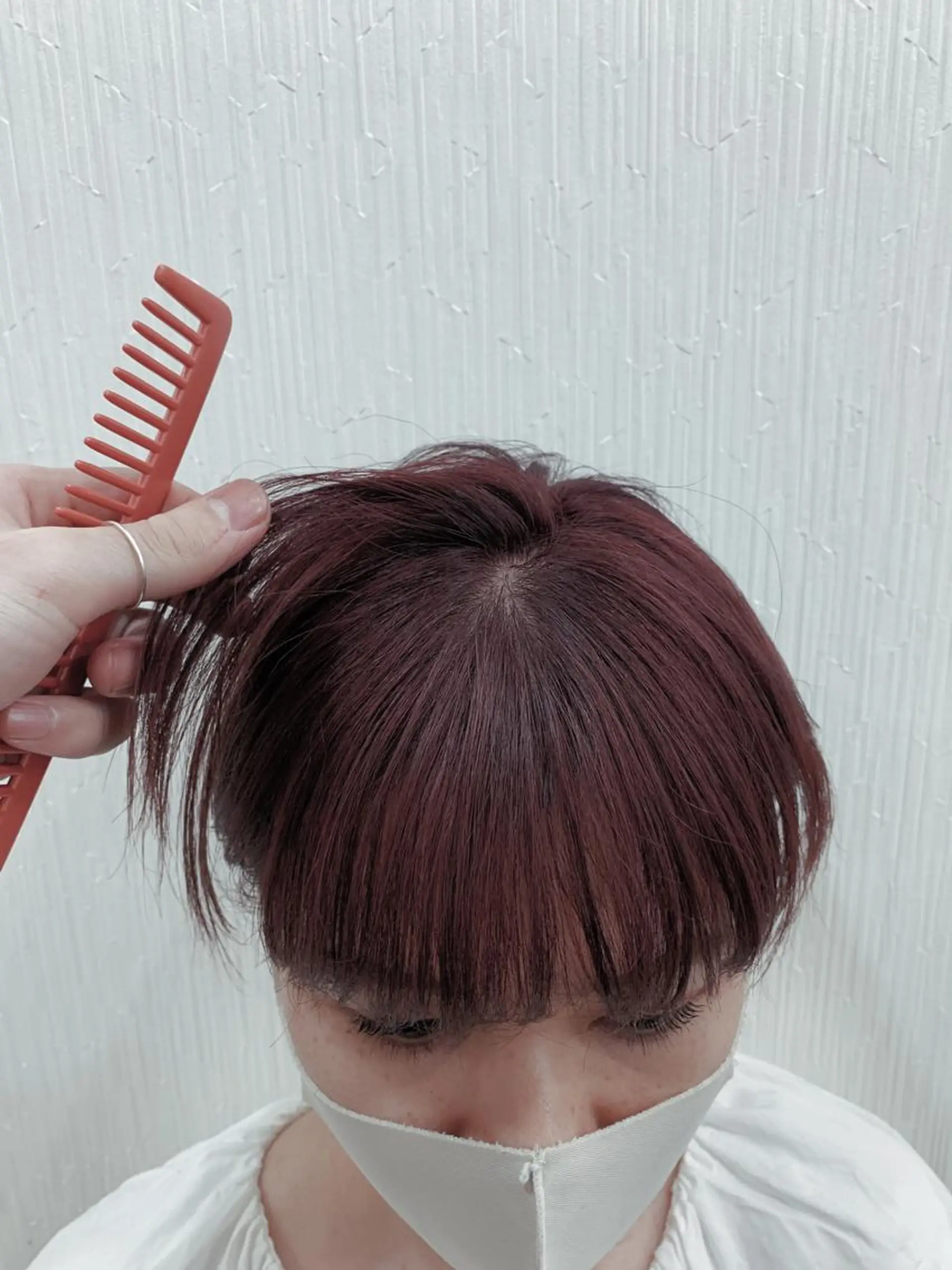 ショート カラー レイヤーカットモデル 募集/藤原一真のヘアスタイル