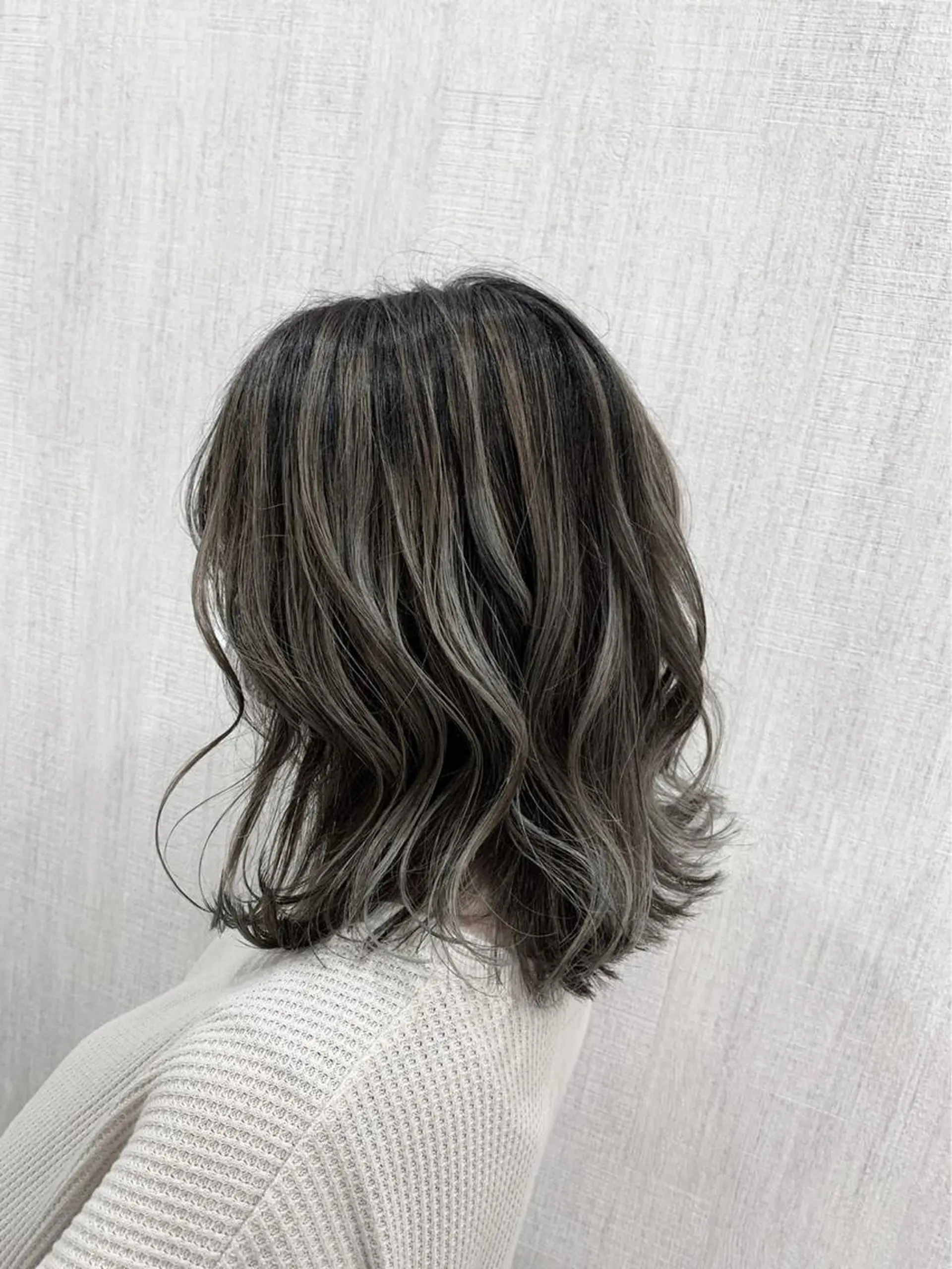 ミディアム カット 縮毛矯正 店長✨レイヤー✖️ 髪質改善✖️韓国ヘアのヘアスタイル