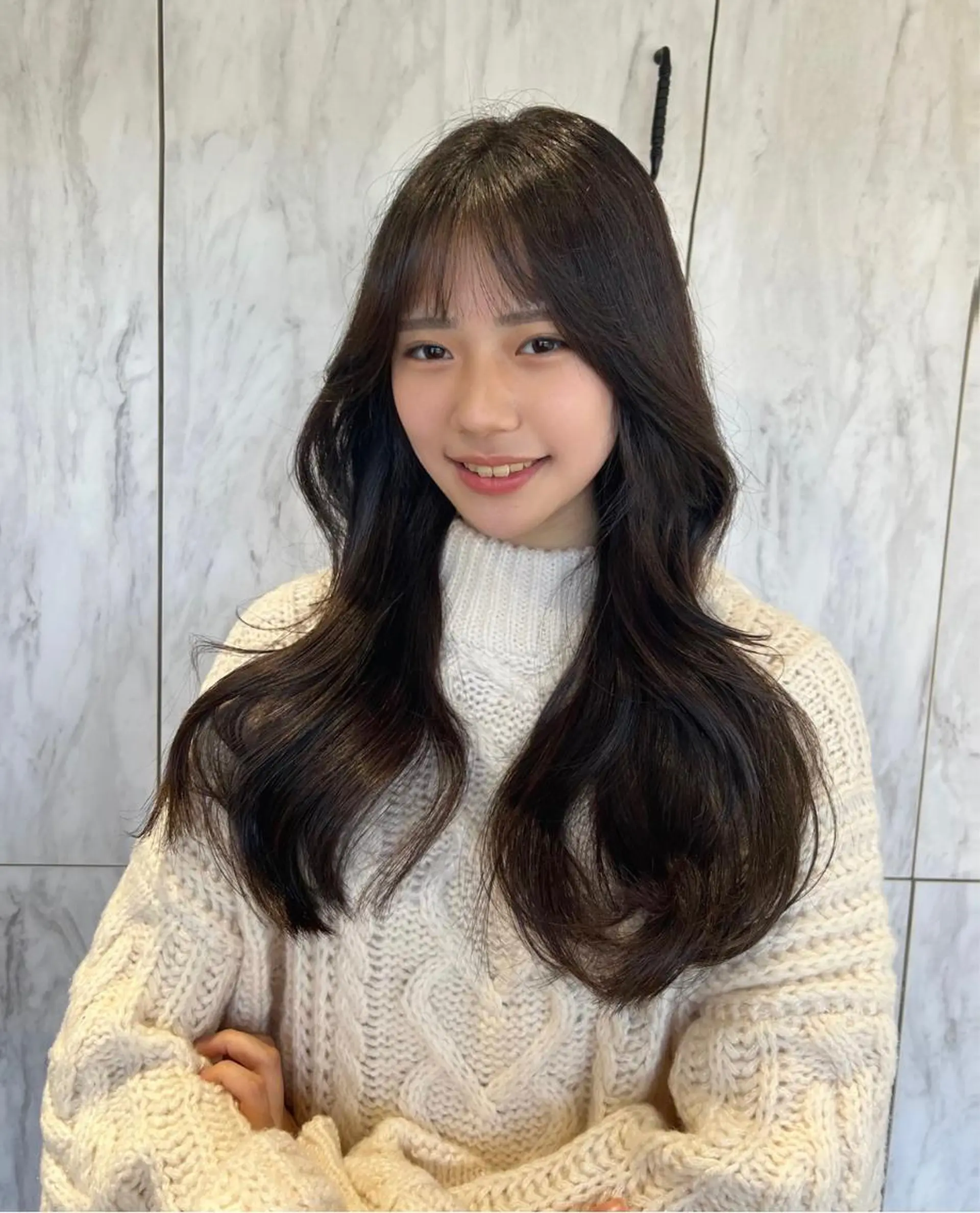 ロング 韓国ヘア🕊村上 ののこ🕊のヘアスタイル