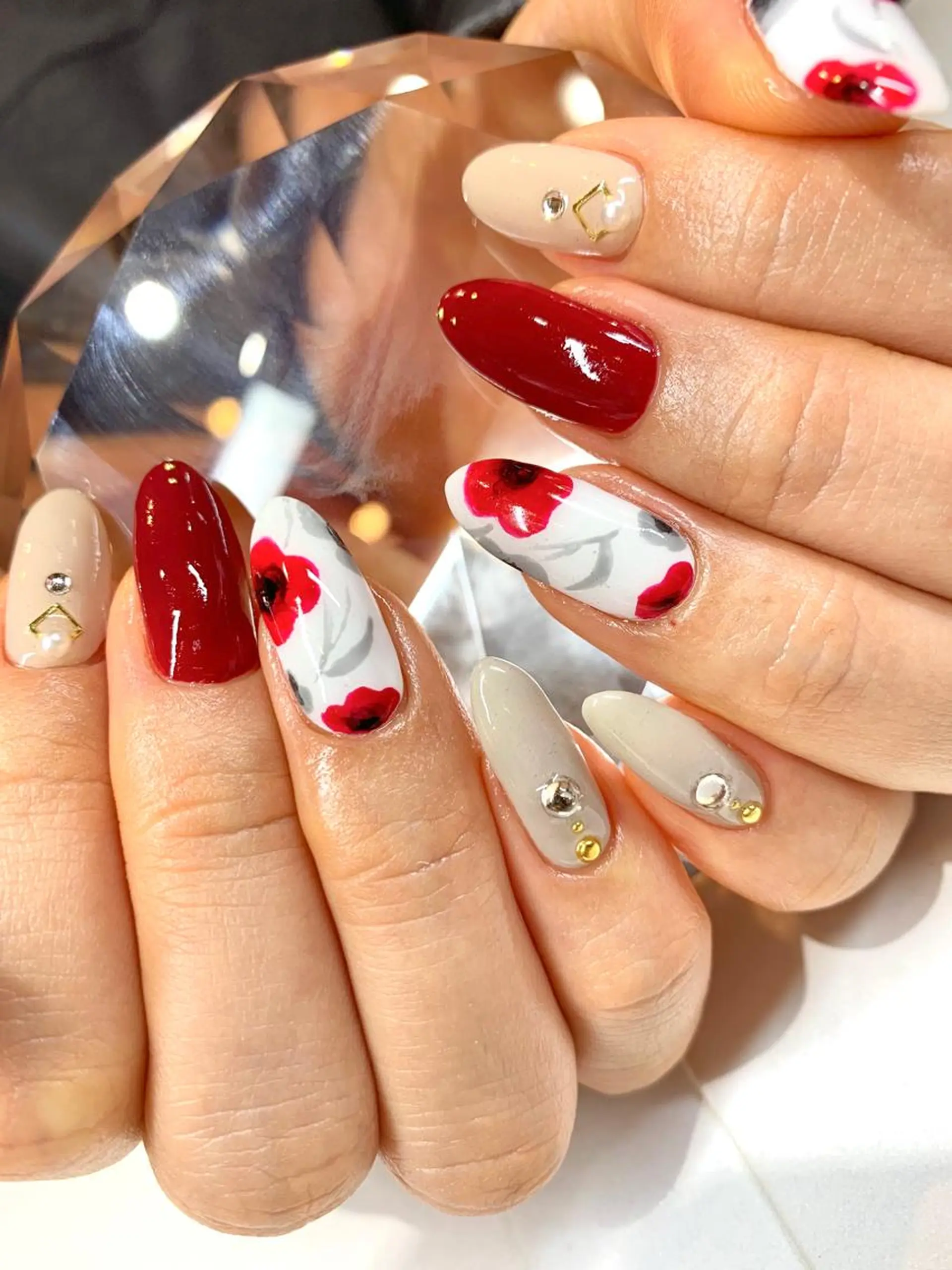 ロング ハンドネイル glow_ nailのネイルデザイン