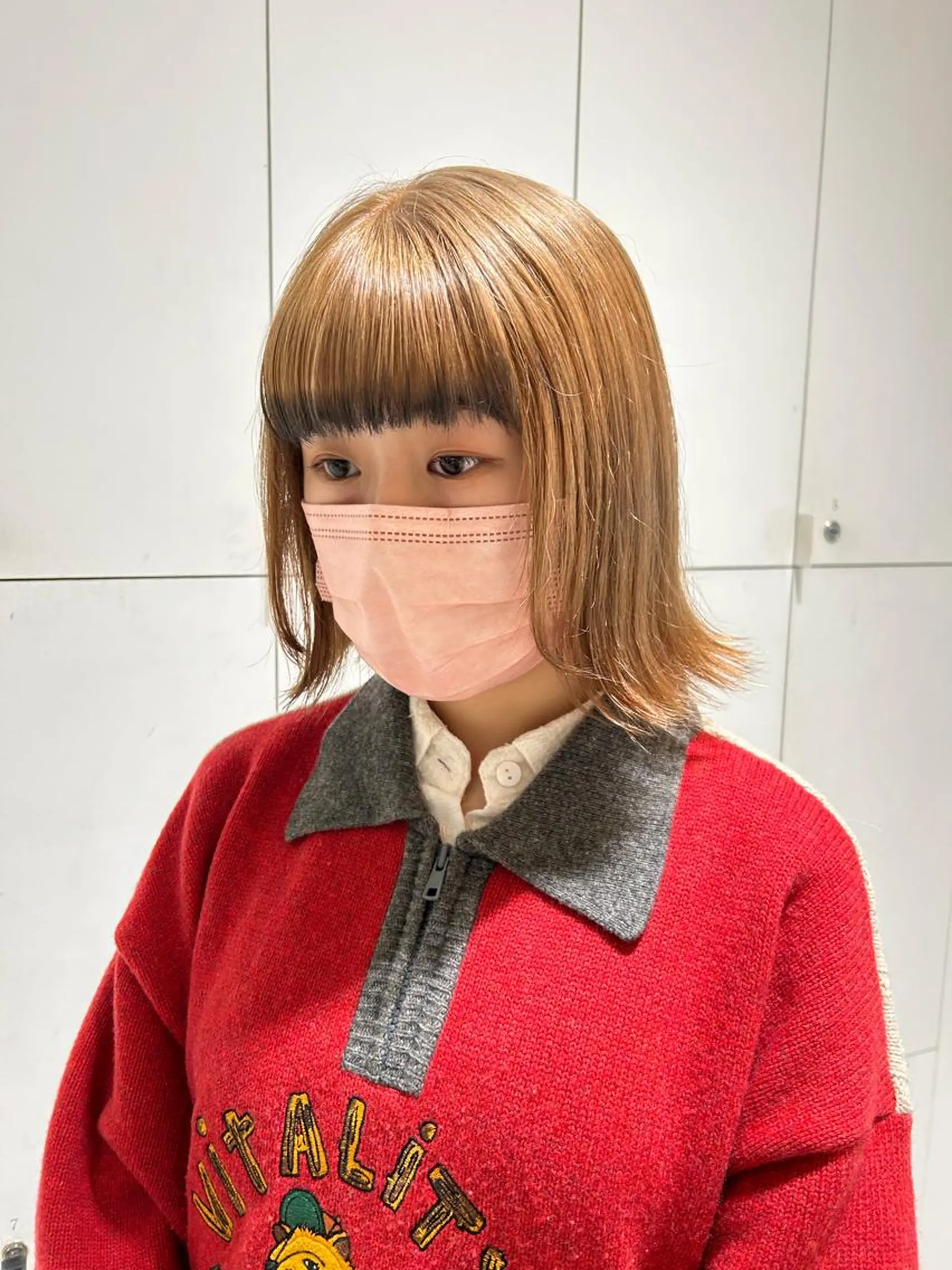 ミディアム カラー ヘアカラー 透明感カラー🫧 nanohaのヘアスタイル