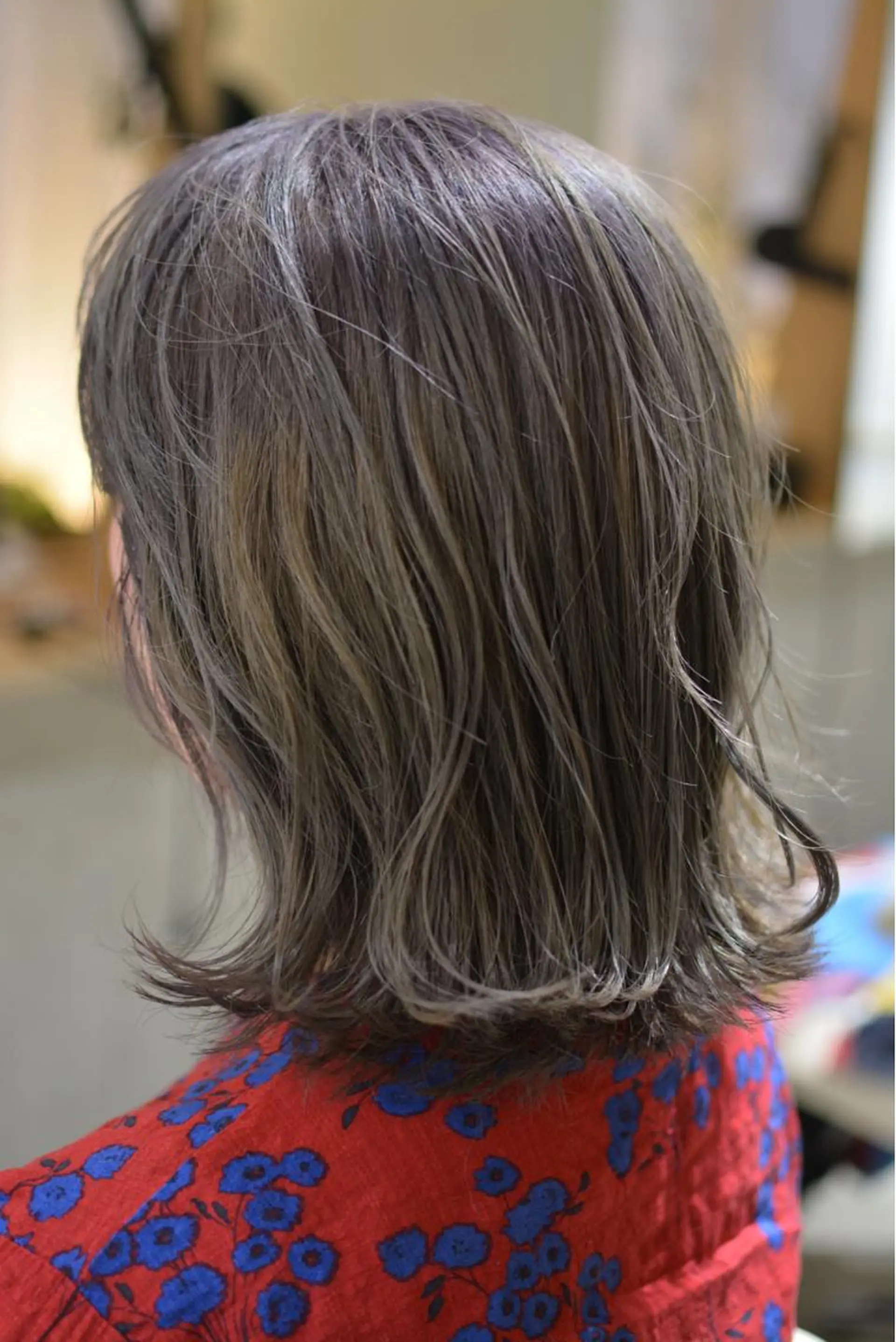 ミディアム カット ヘアカラー トリートメント 木村 創造🌟 デザインカラーお任せのヘアスタイル