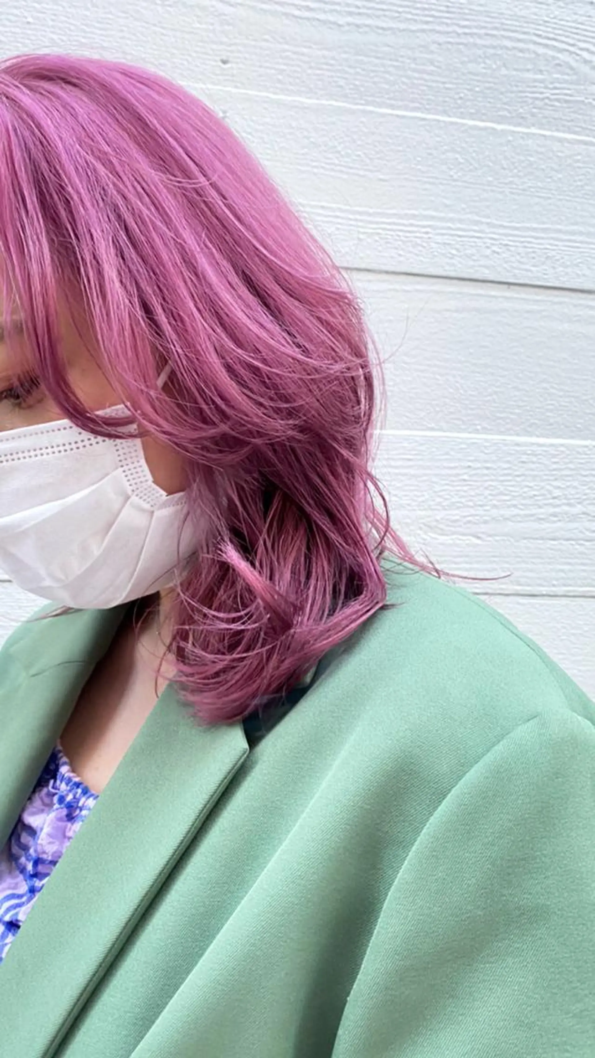 ミディアム カラー ヘアカラー タカノ ノゾミのヘアスタイル