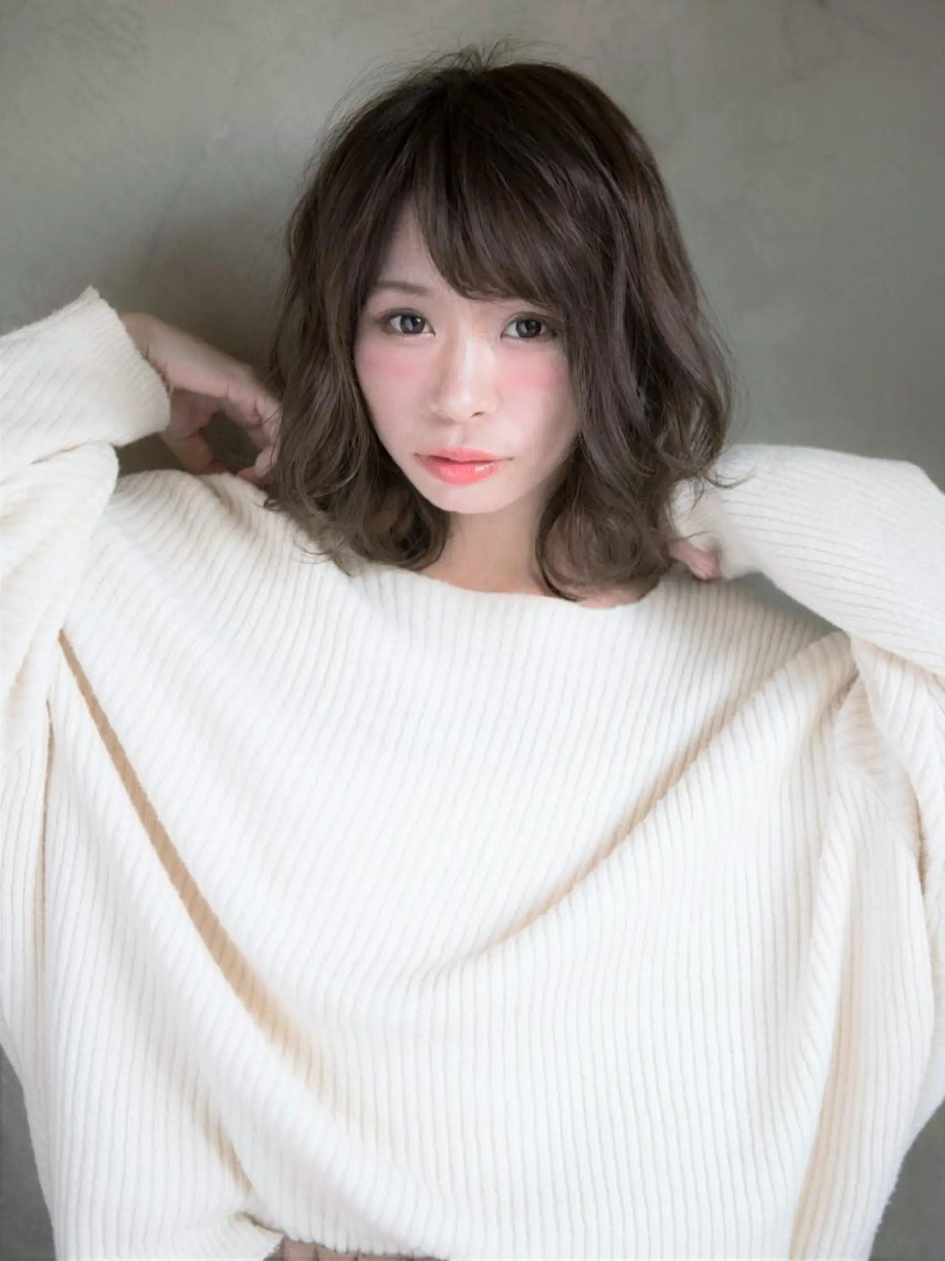 ミディアム カラー 小濱 秀人のヘアスタイル