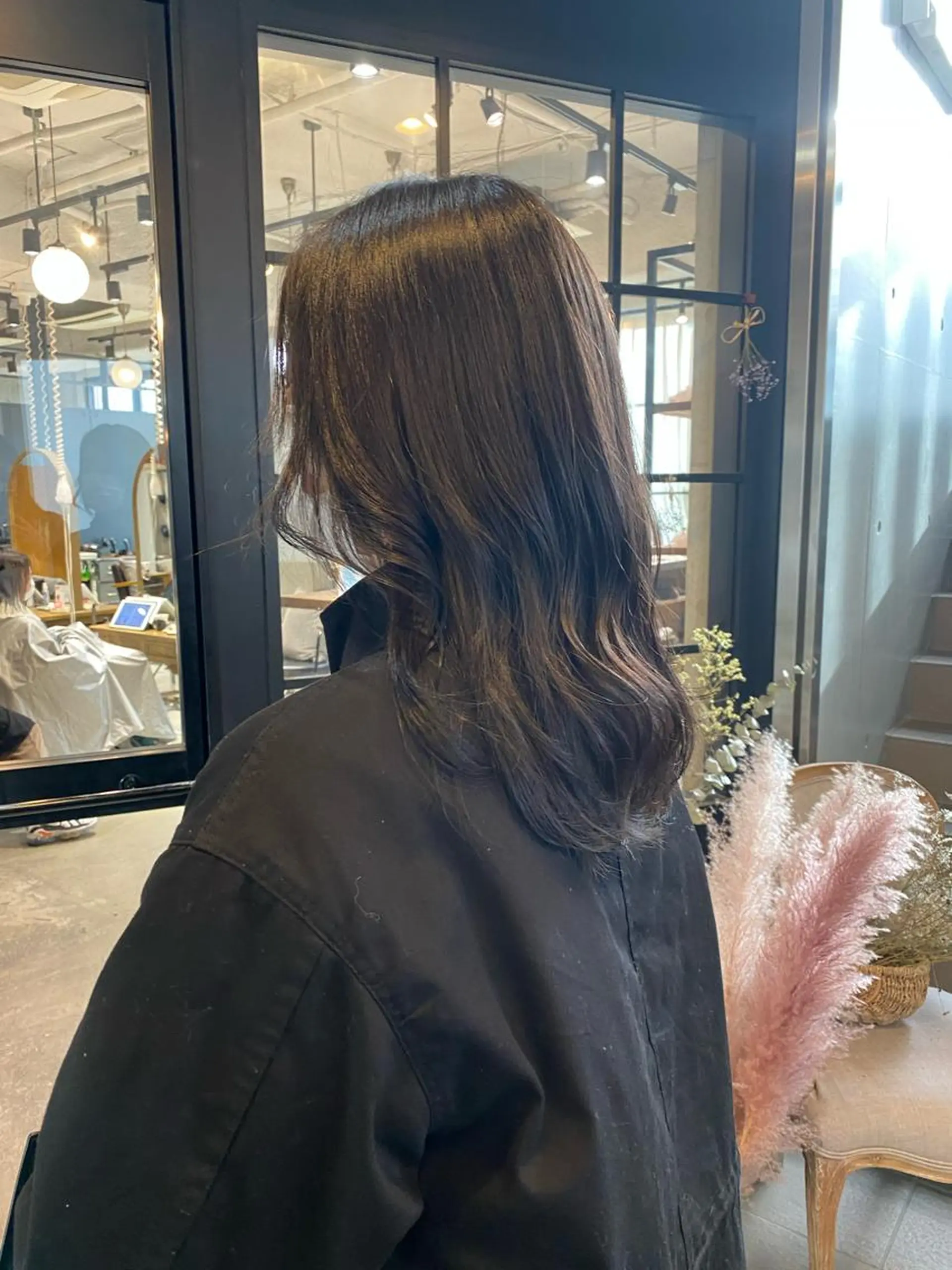 セミロング カラー ベージュカラー グレージュ & Graph. 立川🥣🌿のヘアスタイル