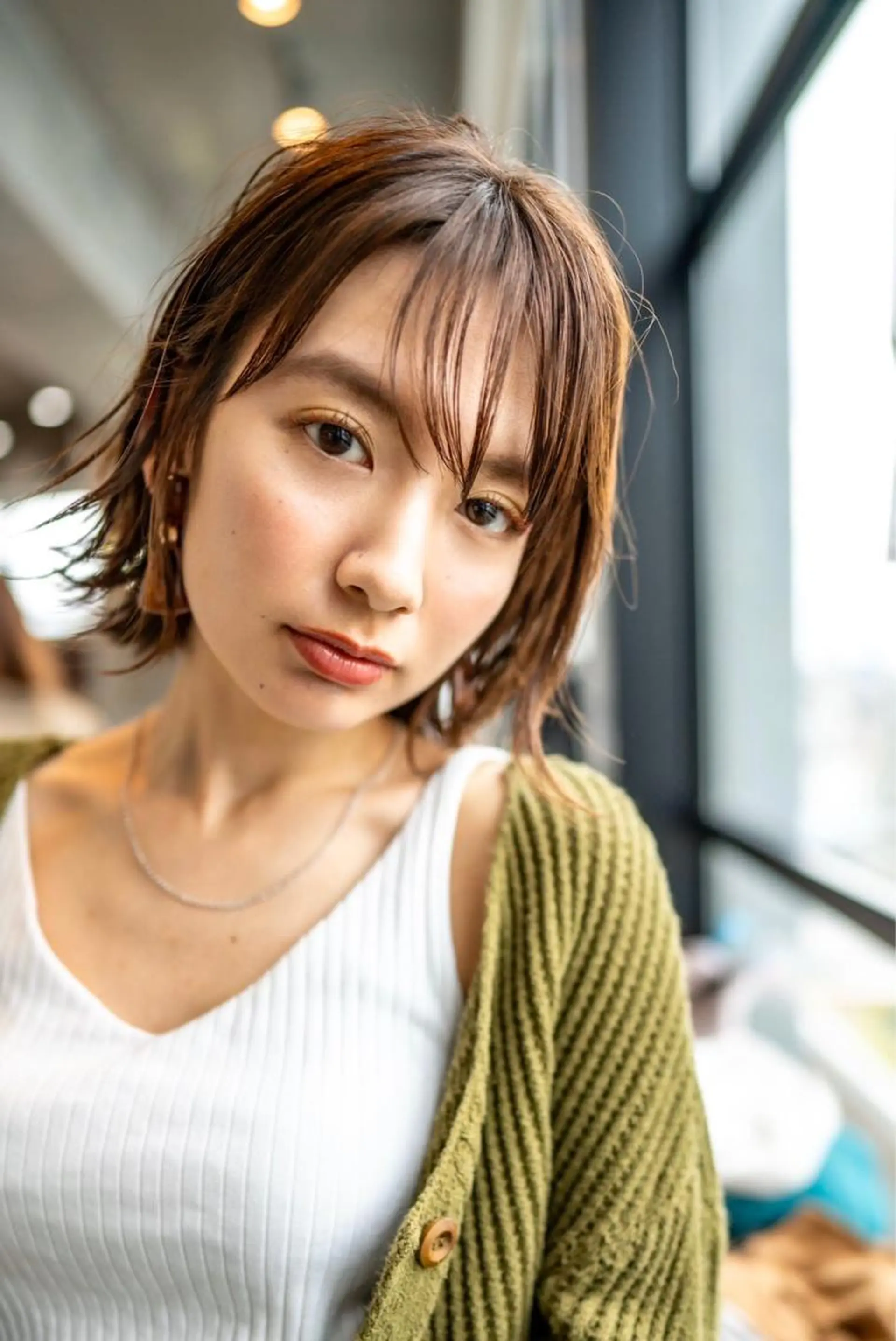ミディアム 韓国ヘア 店長NEGIのヘアスタイル