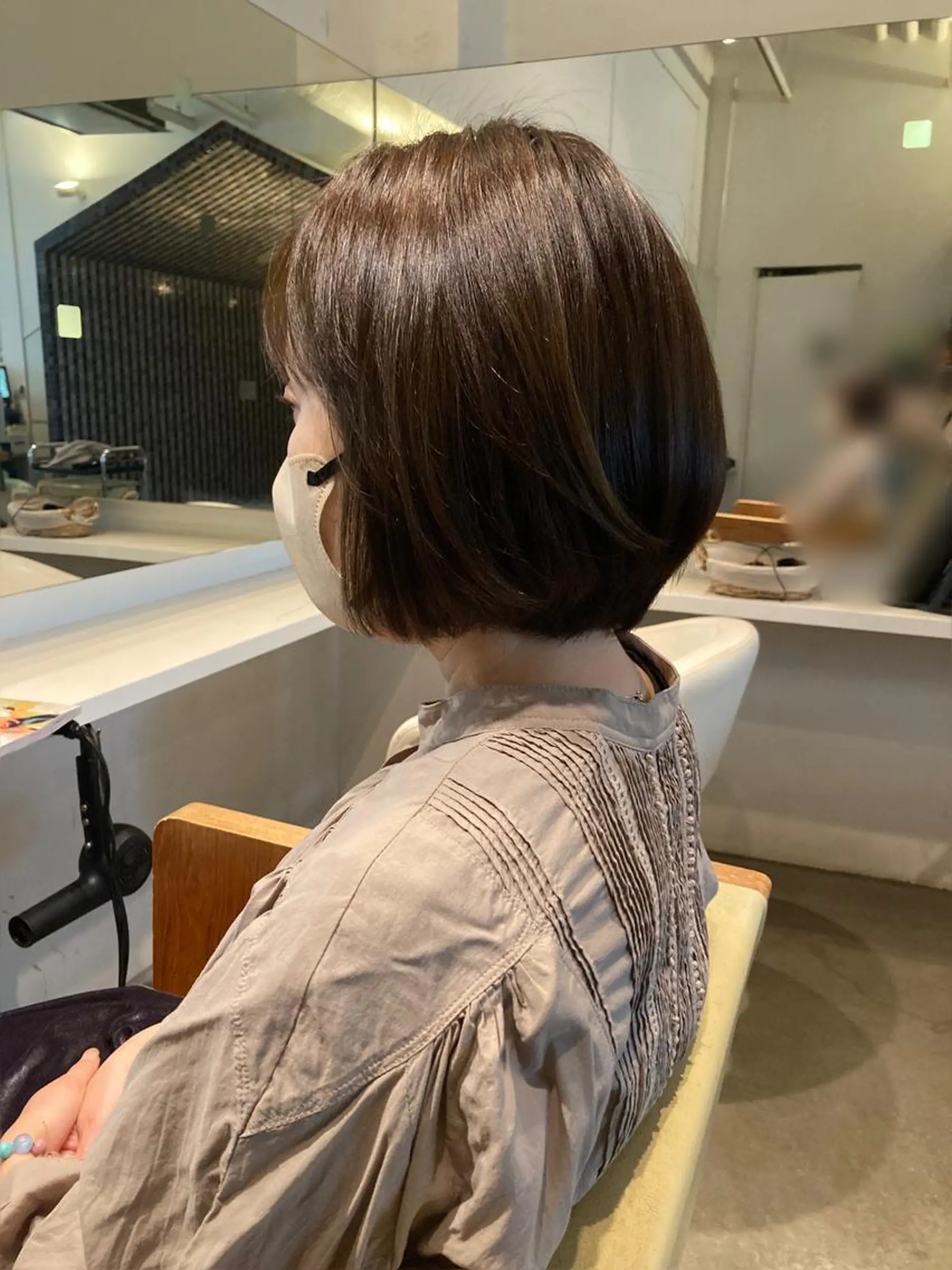 カラー 加納 彬華のヘアスタイル