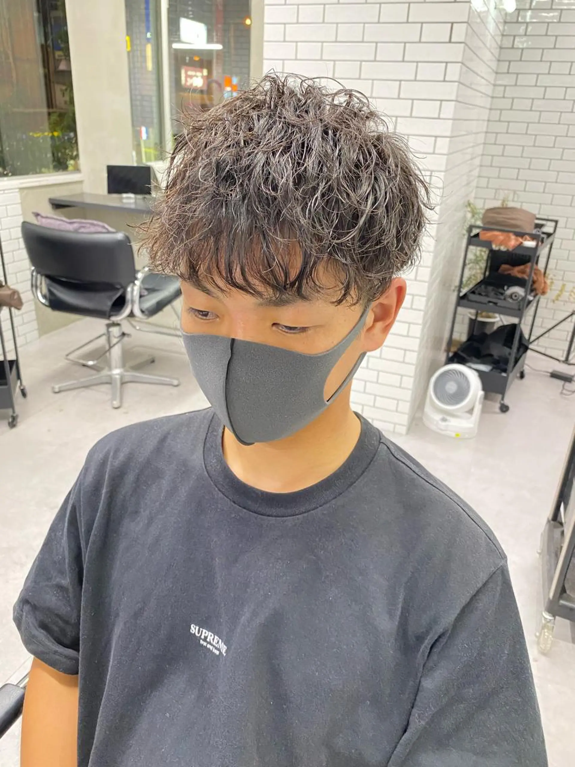 パーマ メンズ メンズパーマ 梅田中崎町メンズ 美容師ユースケのヘアスタイル