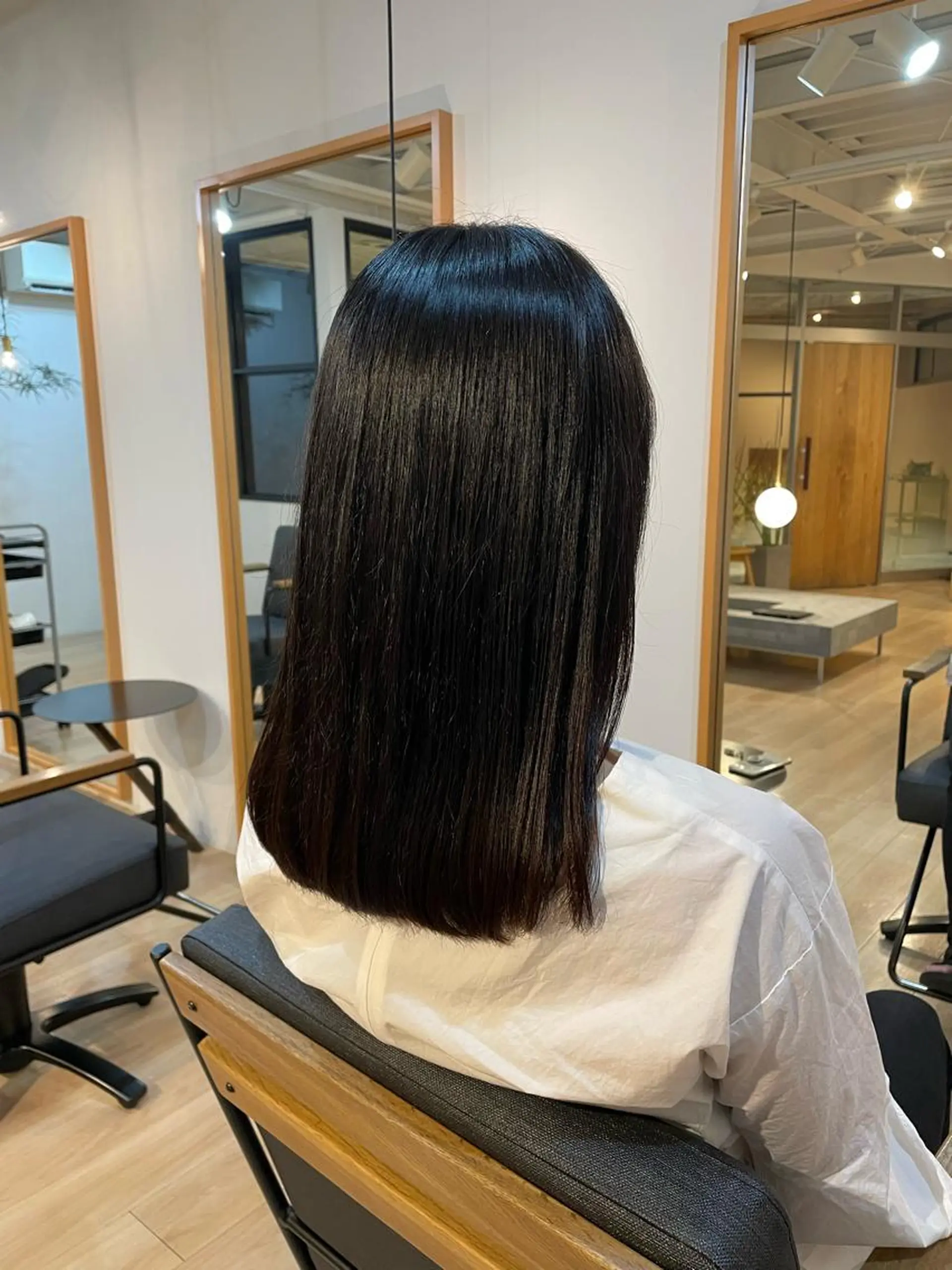 ミディアム 長瀬 友樹のヘアスタイル