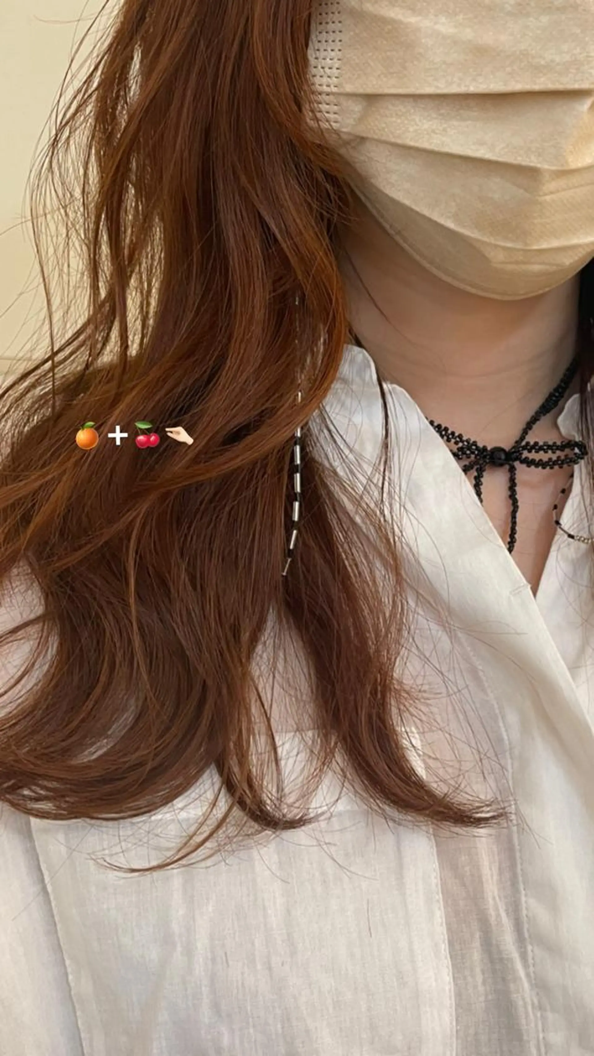 ロング レイヤーカット✖️ 柔らかベージュカラーのヘアスタイル